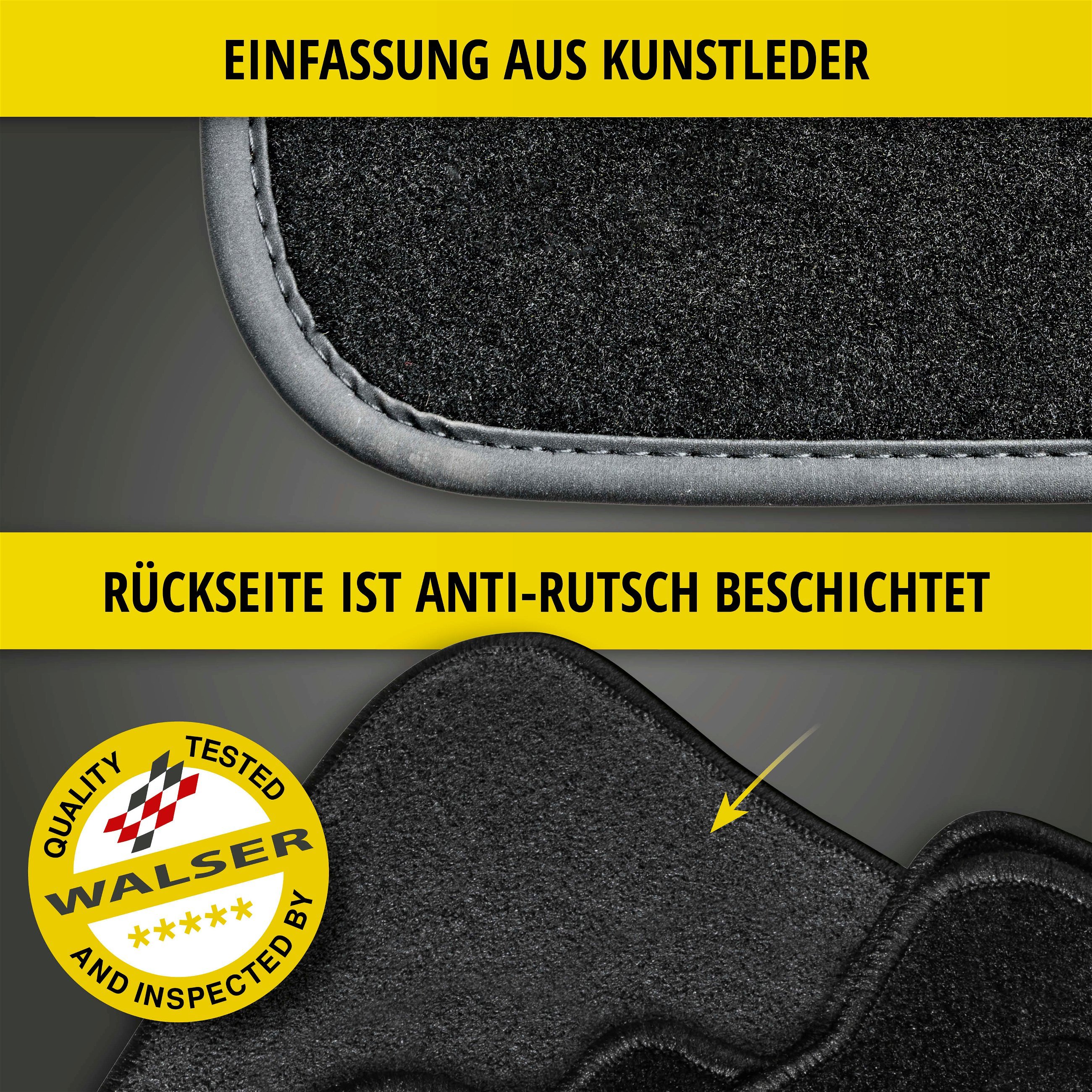 Premium Fußmatten für Audi E-Tron 09/2018-Heute, E-Tron GT Stufenheck 07/2020-Heute