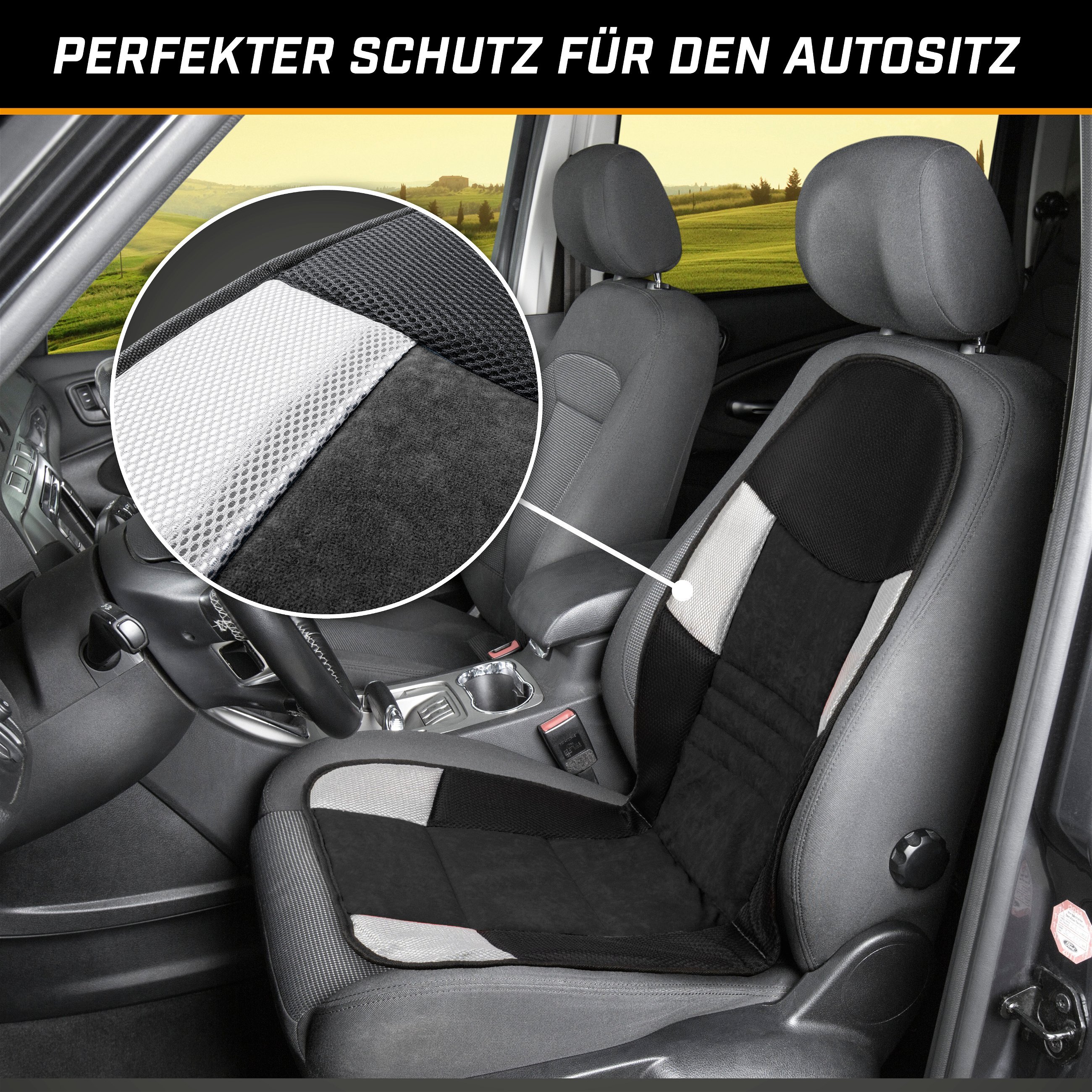 PKW Sitzauflage Hunt, Auto-Sitzaufleger schwarz, PKW Sitzauflage Hunt, Auto -Sitzaufleger schwarz, Sitzauflagen, Sitzbezüge und Sitzauflagen für PKWs, Autositzbezüge & Auflagen