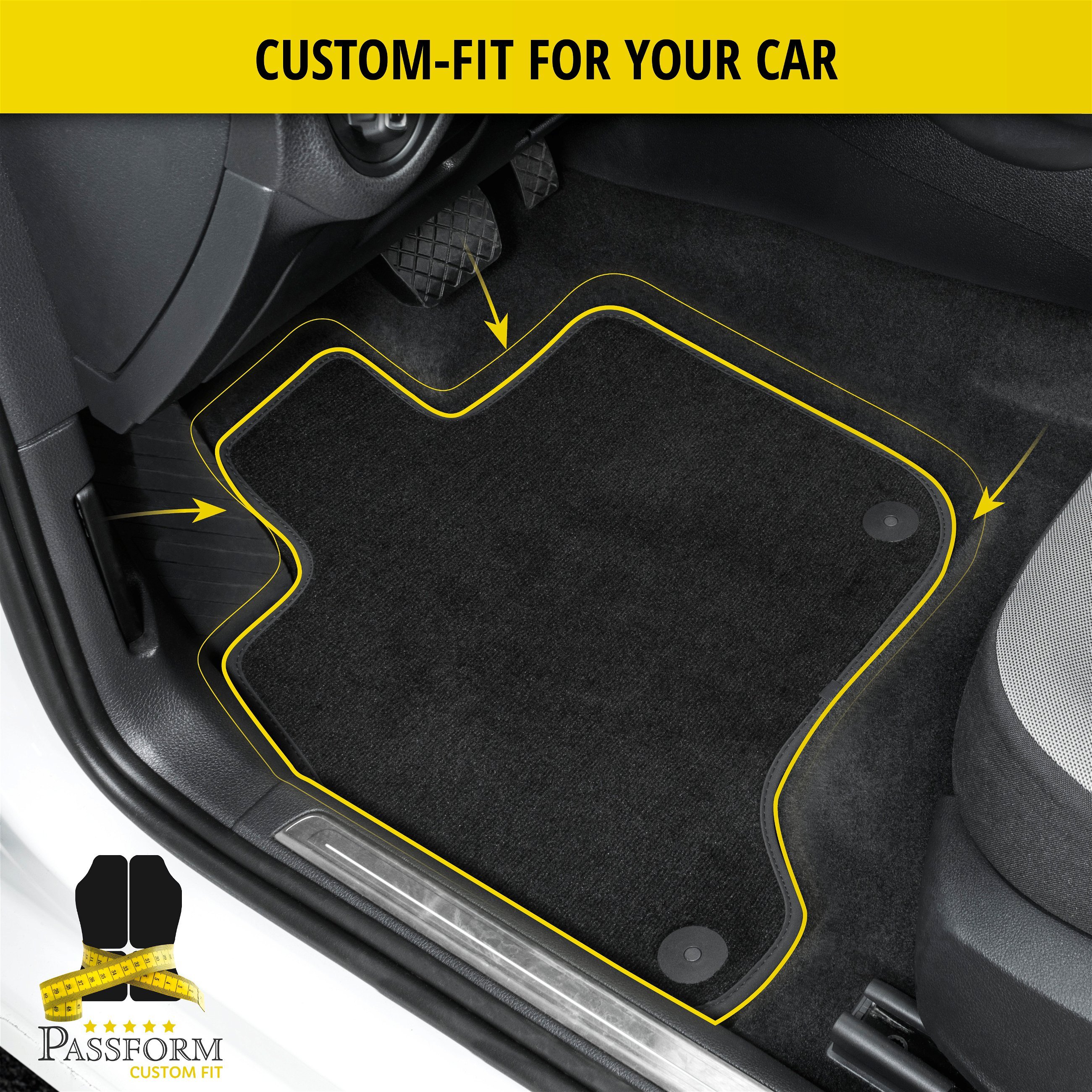Premium Floor mats for Opel Corsa F 07/2019-Today