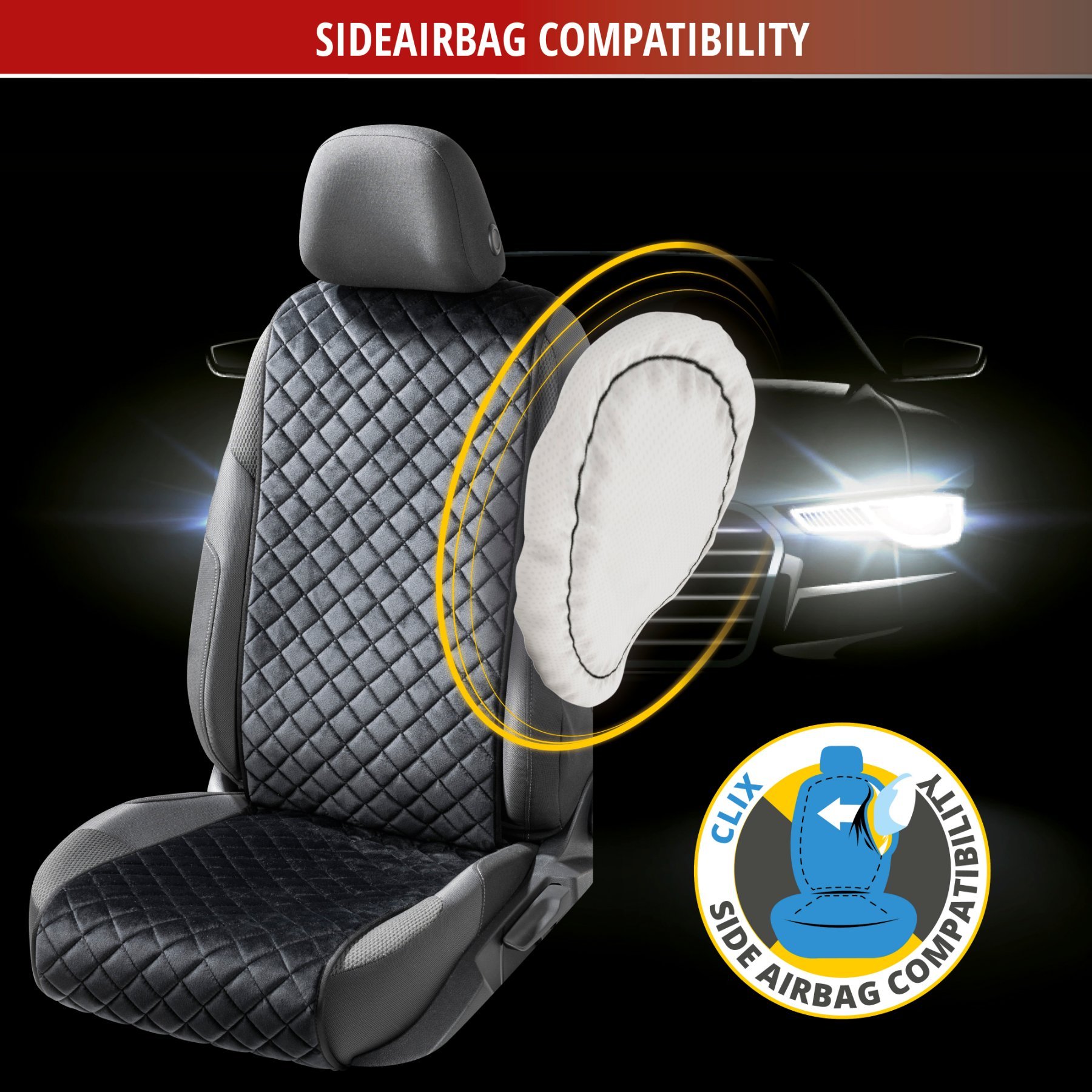 Seat cover Comfortline Luxor, 1 front seat
