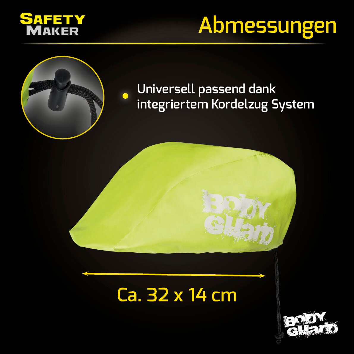 Helmüberzug gelb