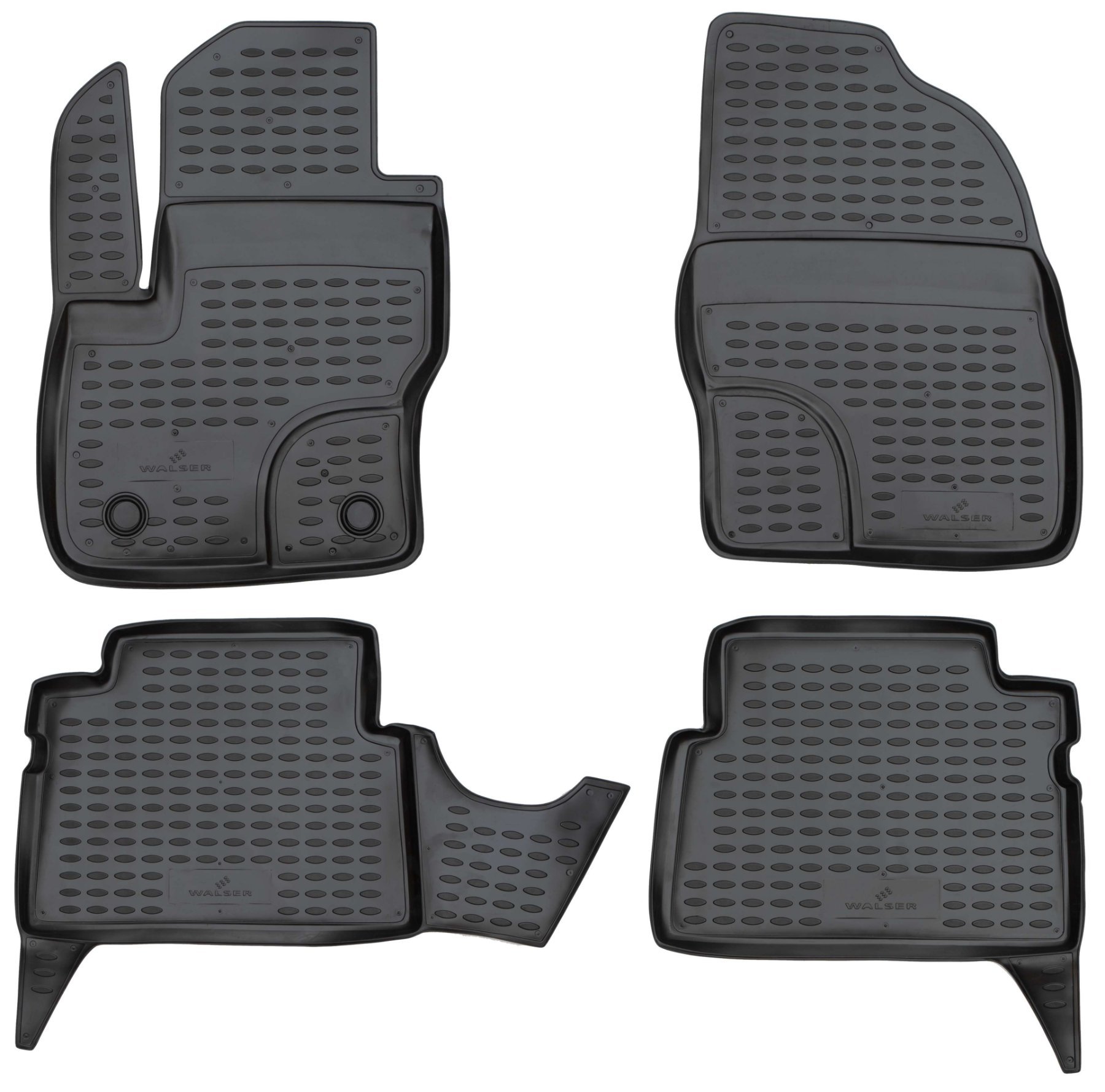Rubberen Voetmatten XTR geschikt voor Ford Focus C-Max (DM2) 10/2003-03/2007, C-Max (DM2) 02/2007-09/2010