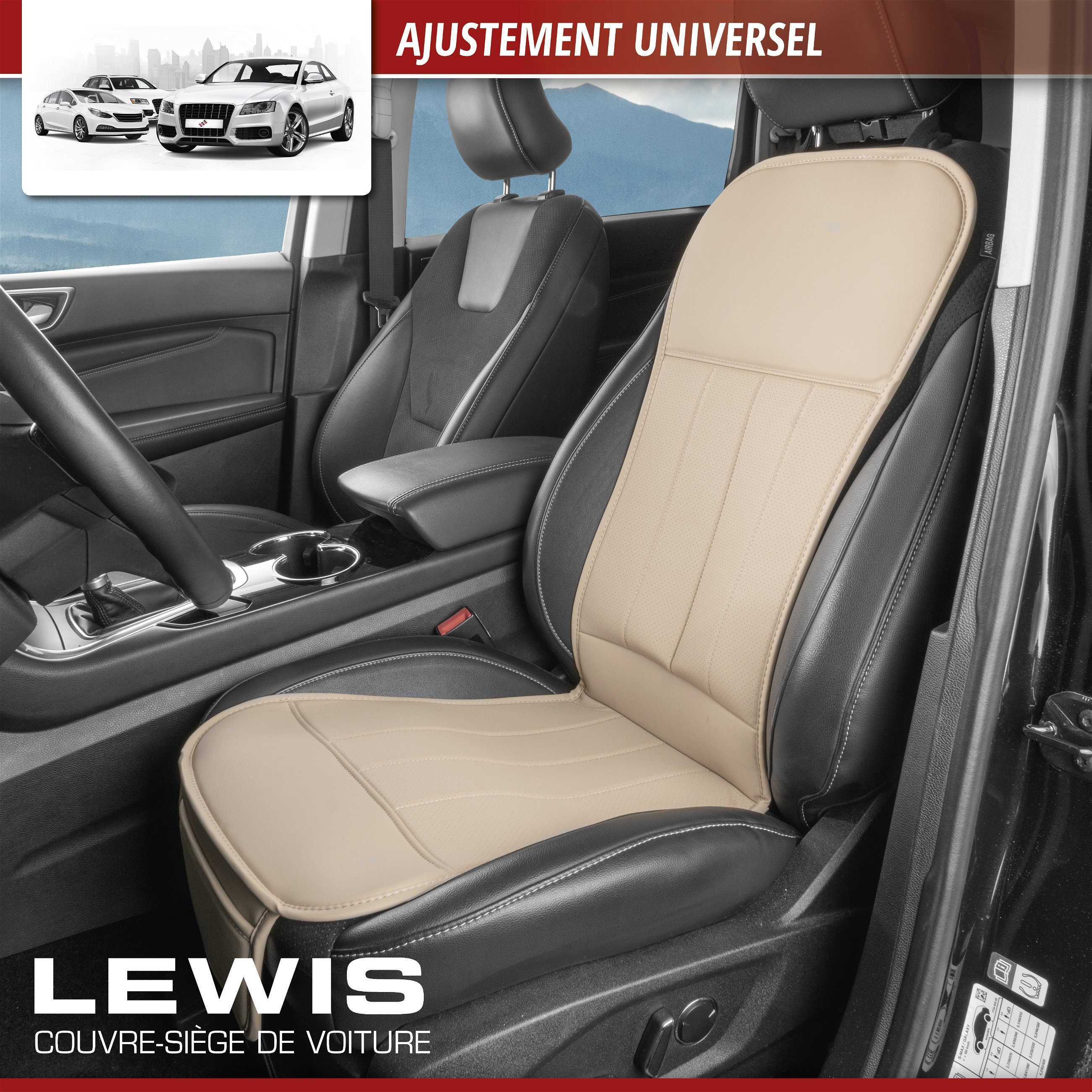 Housse de siège Lewis beige