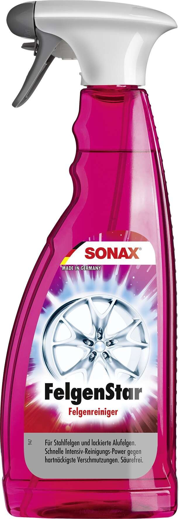 SONAX Felgen-Star 750 ml PET-Sprühlflasche