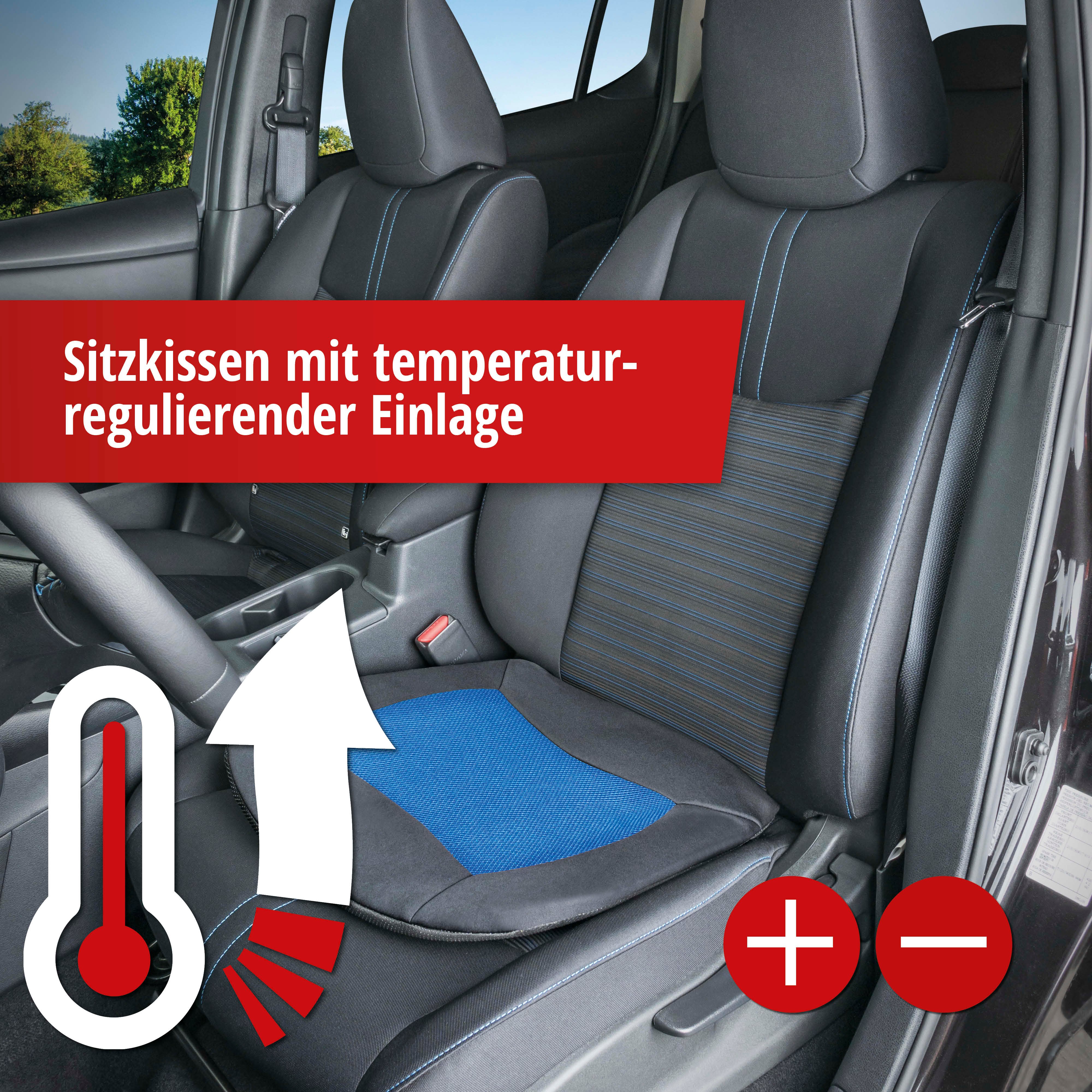 Sitzkissen Cool Touch schwarz-blau