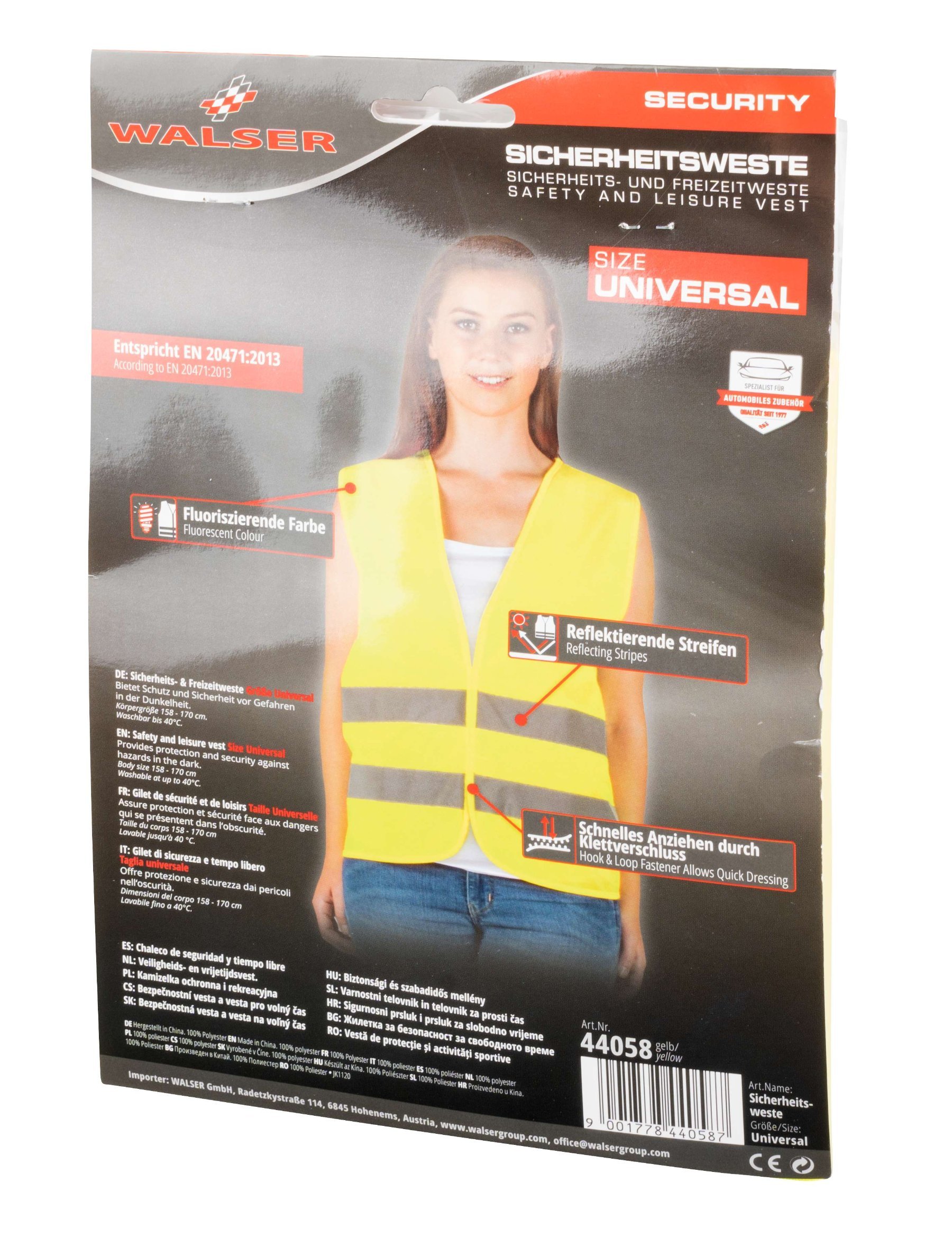 Gilet de sécurité, gilet haute visibilité de taille universelle pour  adultes jaune, Gilets de sécurité, Premiers secours & Co, Confort &  accessoires