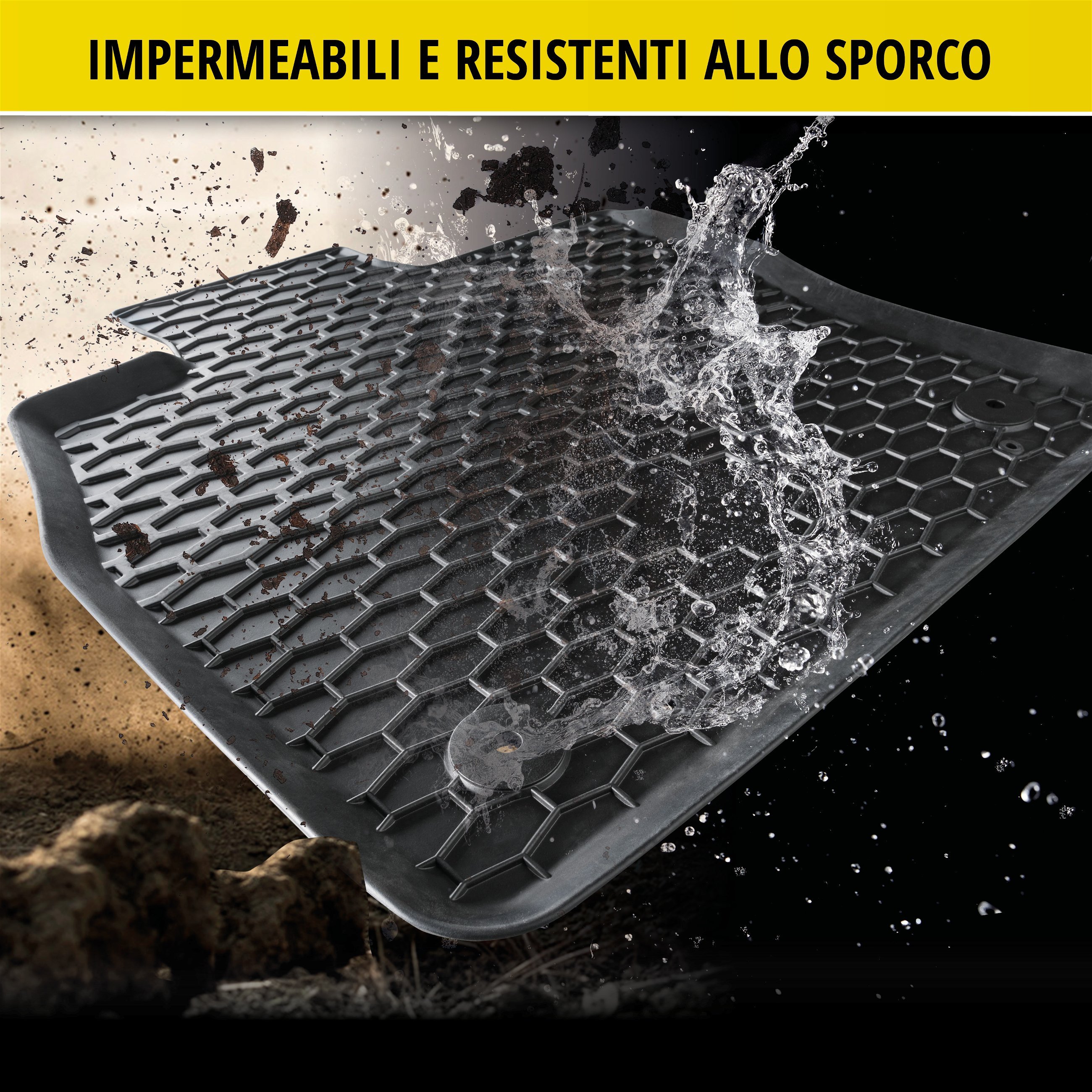 Tappetini in gomma DirtGuard su misura per Hyundai i30 (FD) 10/2007-06/2012, KIA Ceed (ED) 12/2006-12/2012