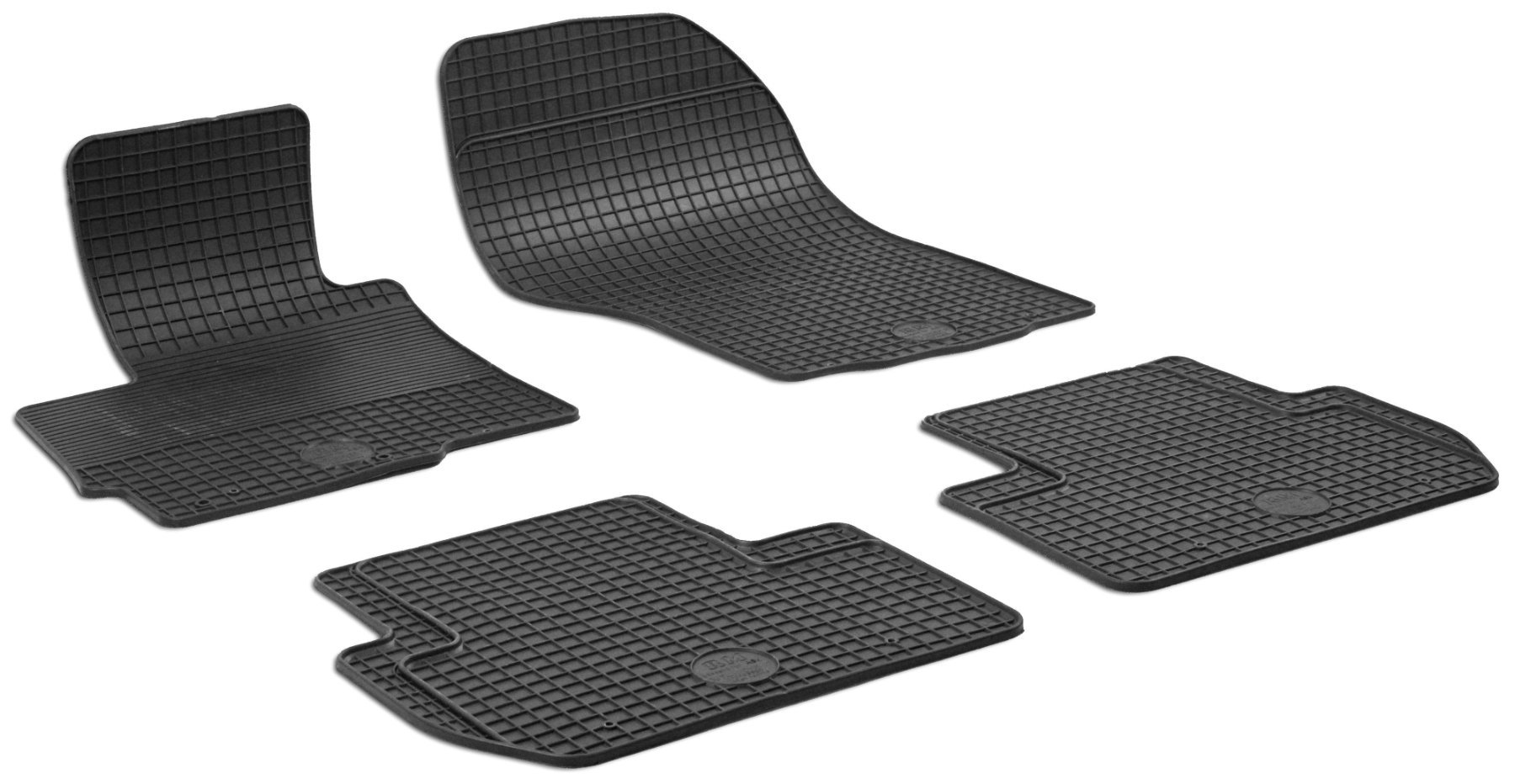 DirtGuard rubberen voetmatten geschikt voor Mitsubishi ASX Facelift 2015-Vandaag