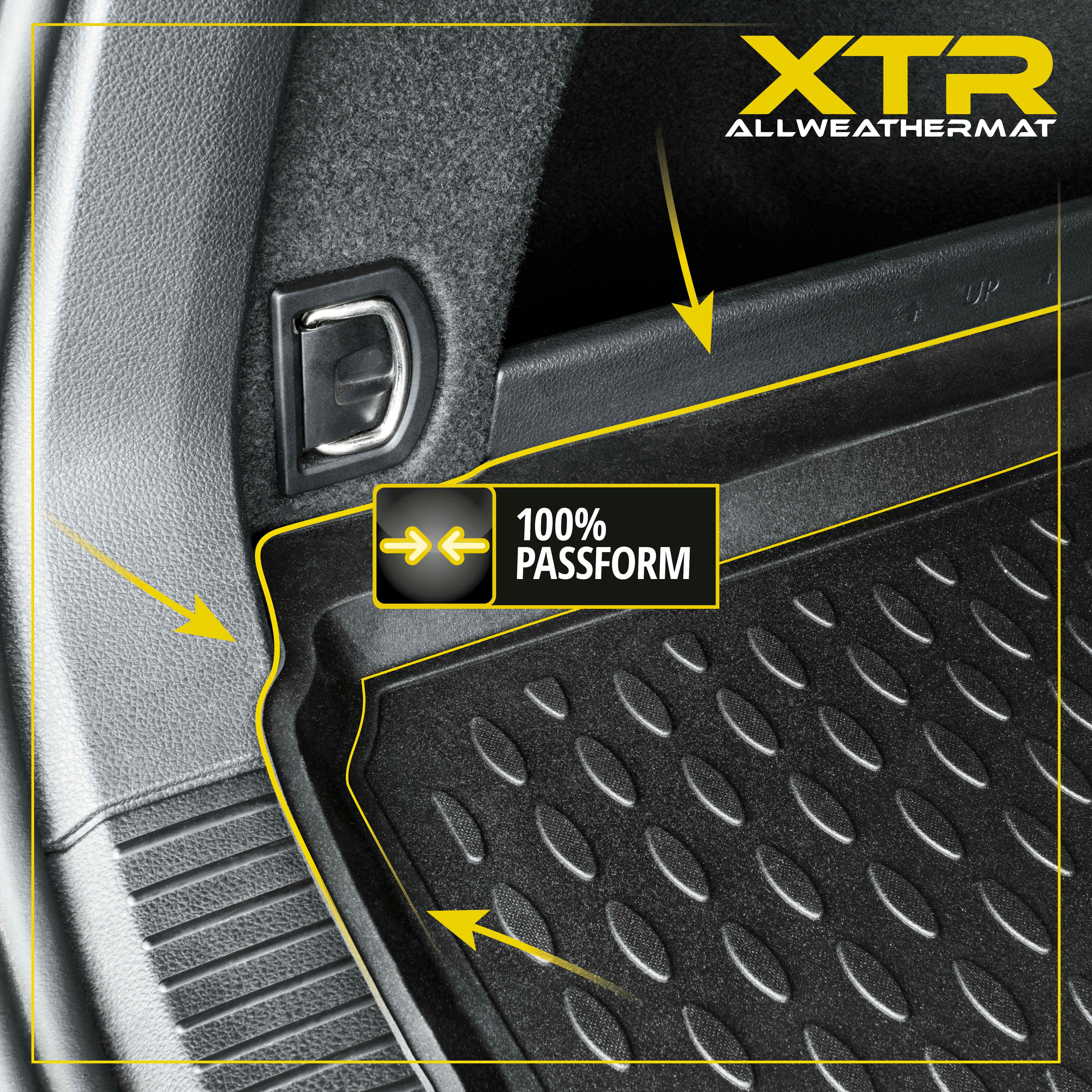 Kofferraumwanne XTR für Toyota Land Cruiser (J15) 7 Sitzer 3. Sitzreihe aufrecht 07/2009-Facelift 2013