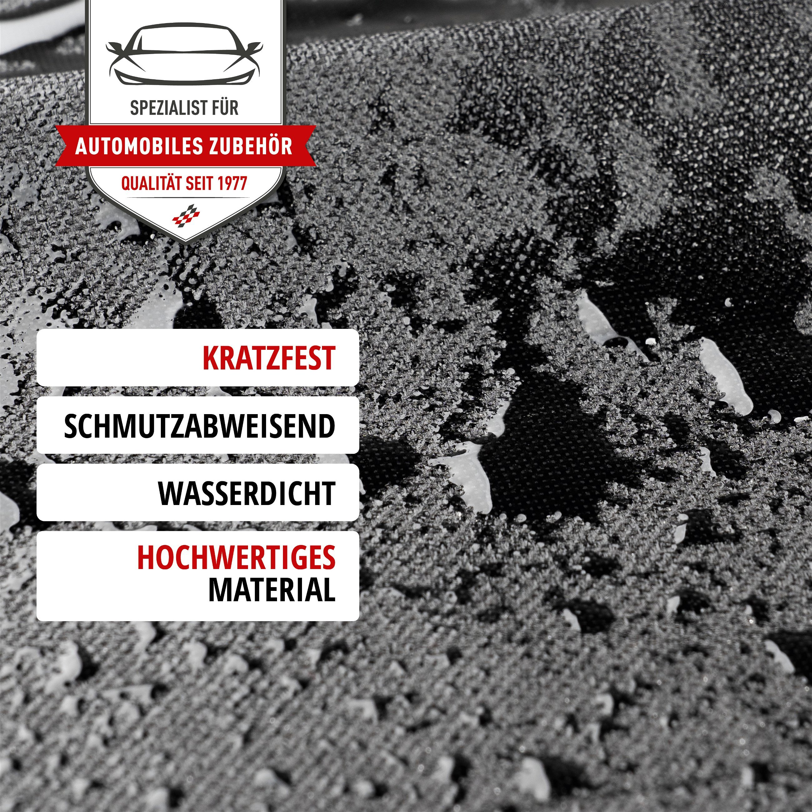 Rückenlehnenschutz Blacky XL, Rücksitzschoner 66x45 cm schwarz