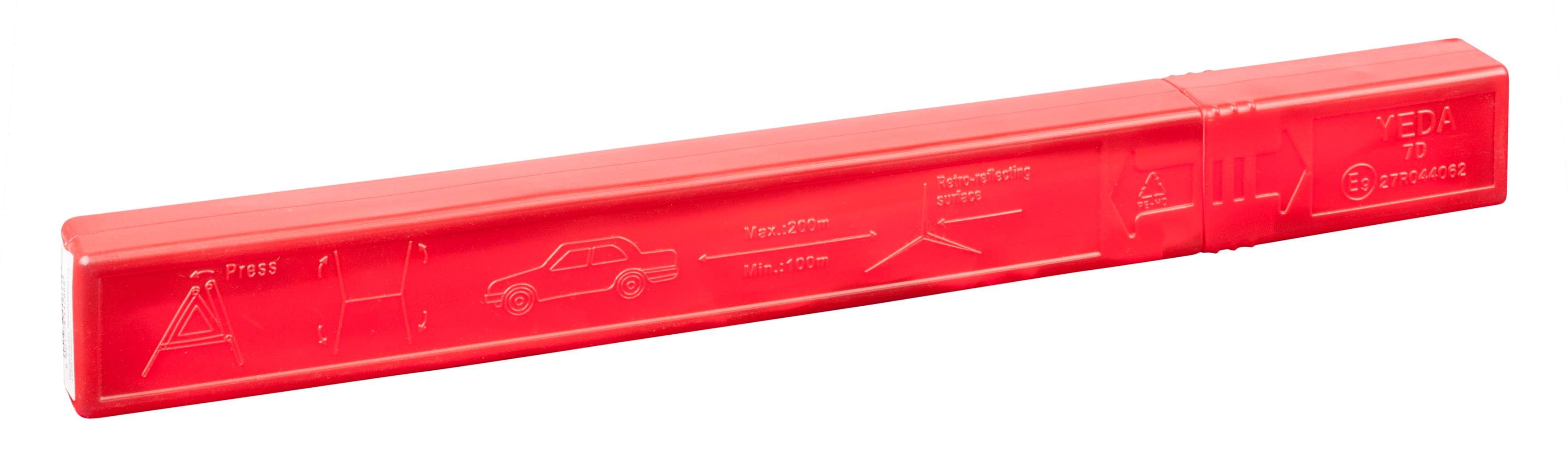 Breakdown triangle Warning triangle with quiver red