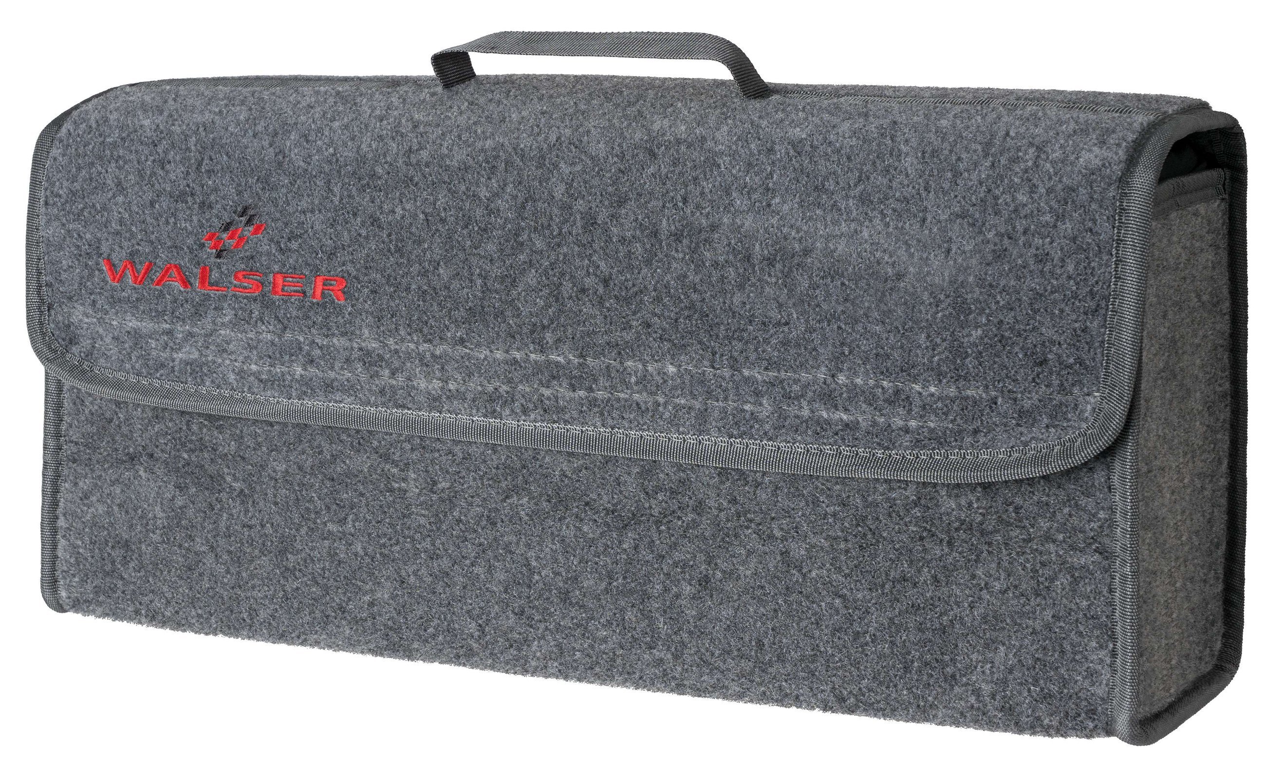 Kofferraumtasche Toolbag Größe L, Auto-Aufbewahrungstasche grau 50x16x21 cm
