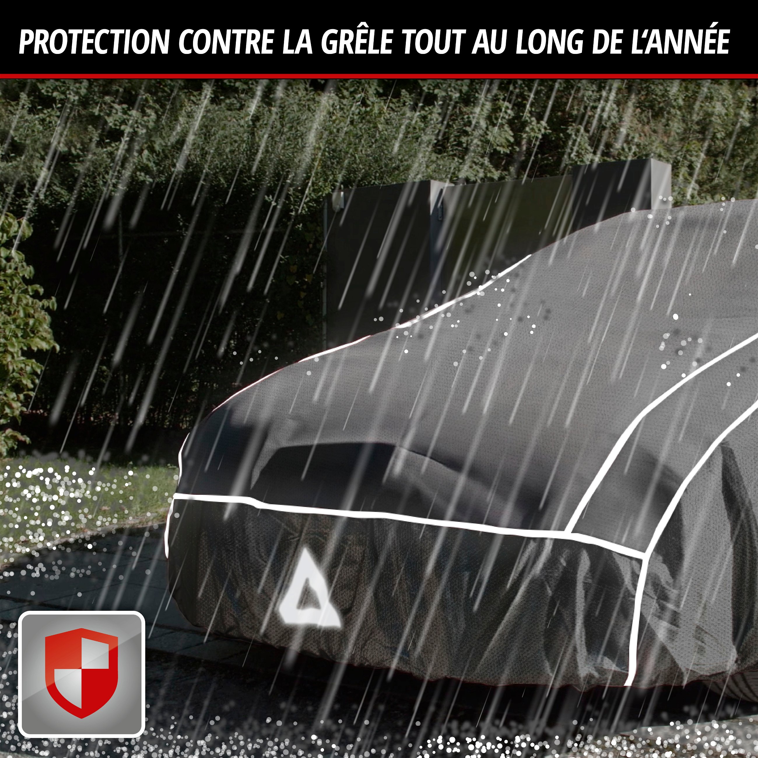 Bâche de Voiture anti-grêle Hybrid UV Protect taille XL