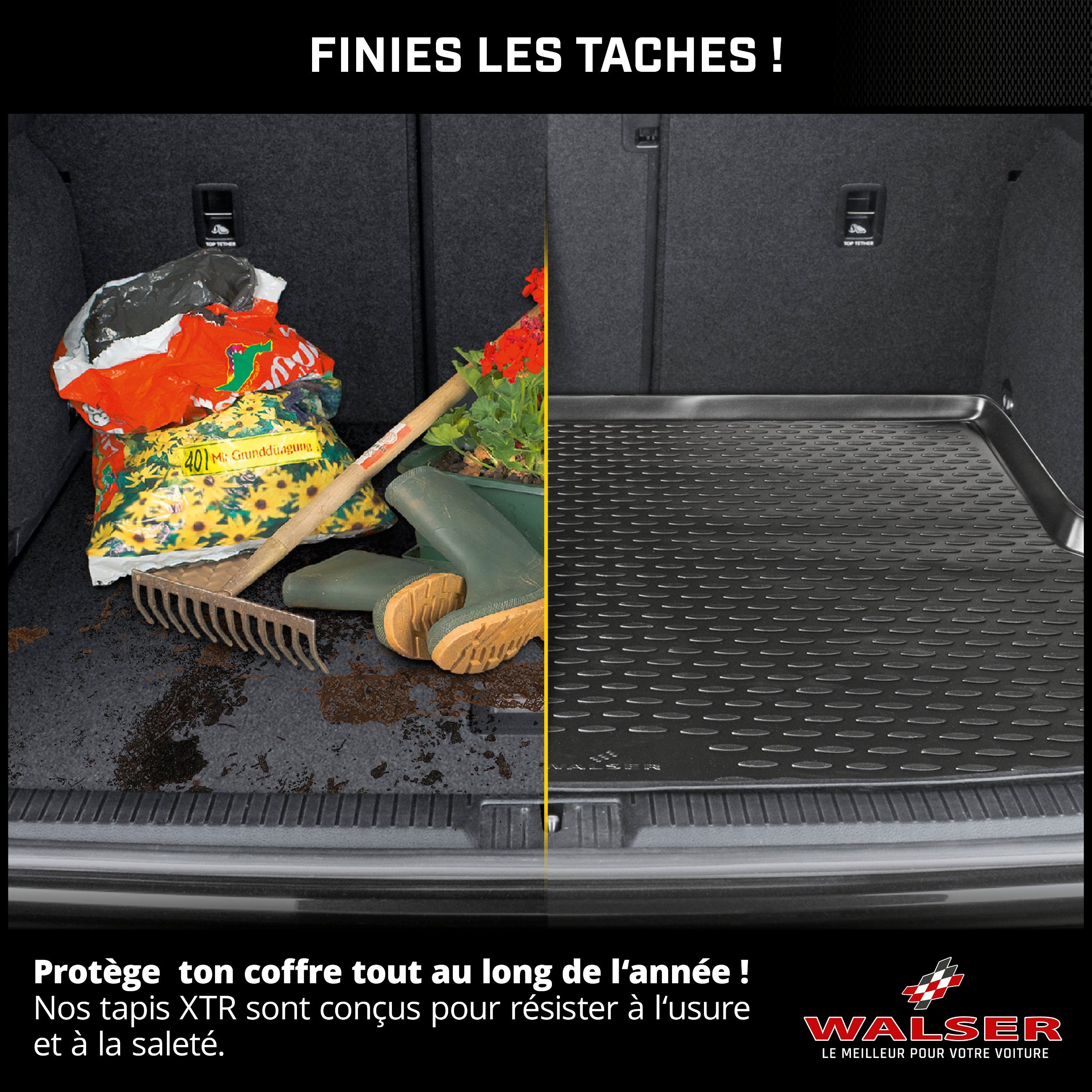 COFFRE ARRIÈRE VOITURE Démarrage Fret Plancher Tapis Bac pour 12-17 EUR  62,75 - PicClick FR