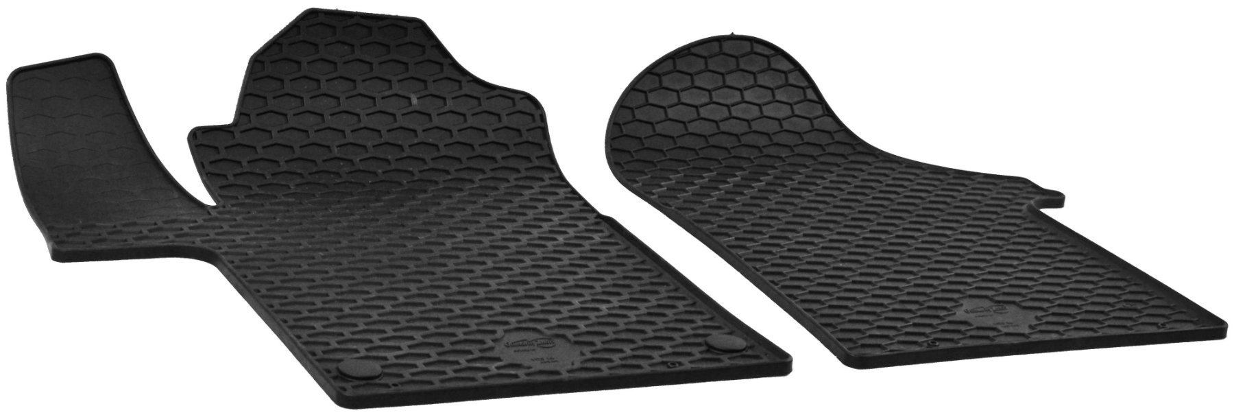 RubberLine rubberen voetmatten geschikt voor Mercedes-Benz V-Klasse/Vito 2014-Vandaag, eVito 2019-Vandaag, EQV 2020-Vandaag
