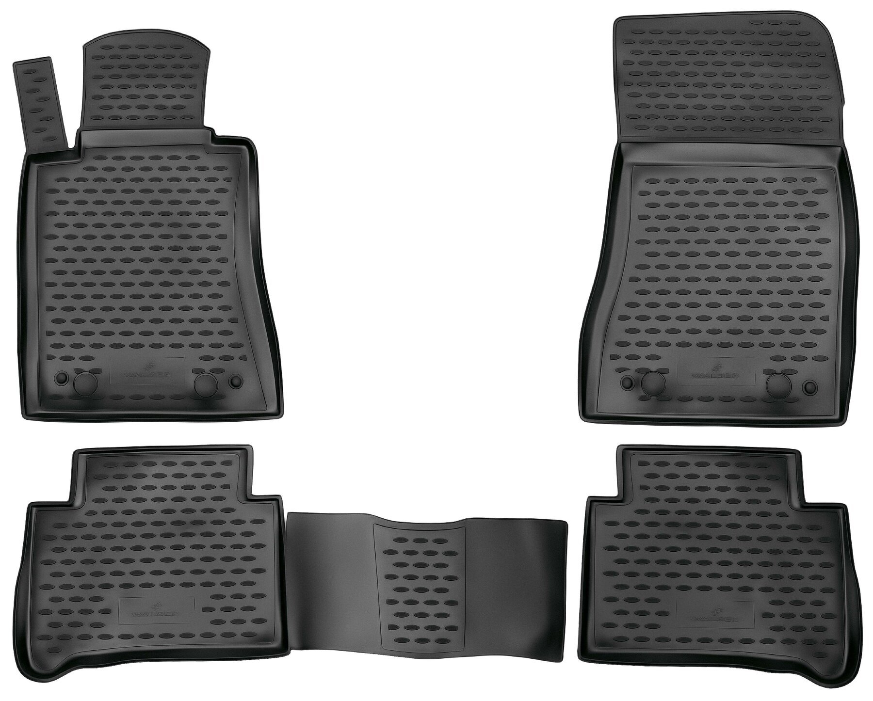 Rubberen Voetmatten XTR geschikt voor Mercedes-Benz E-Klasse (W211) 2002 - 2009