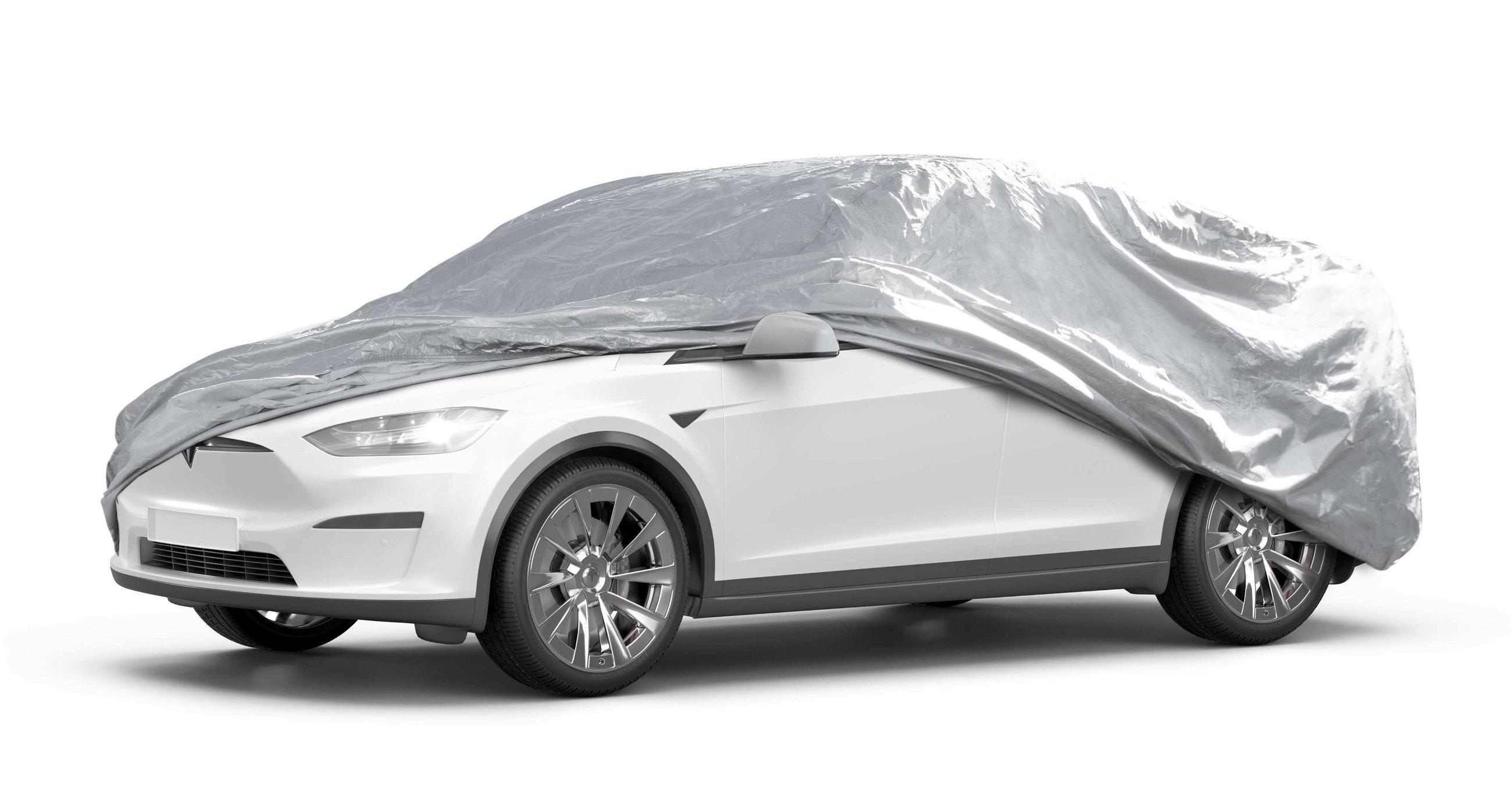 Car cover All Weather Basic, car cover full garage Combi size XL silver