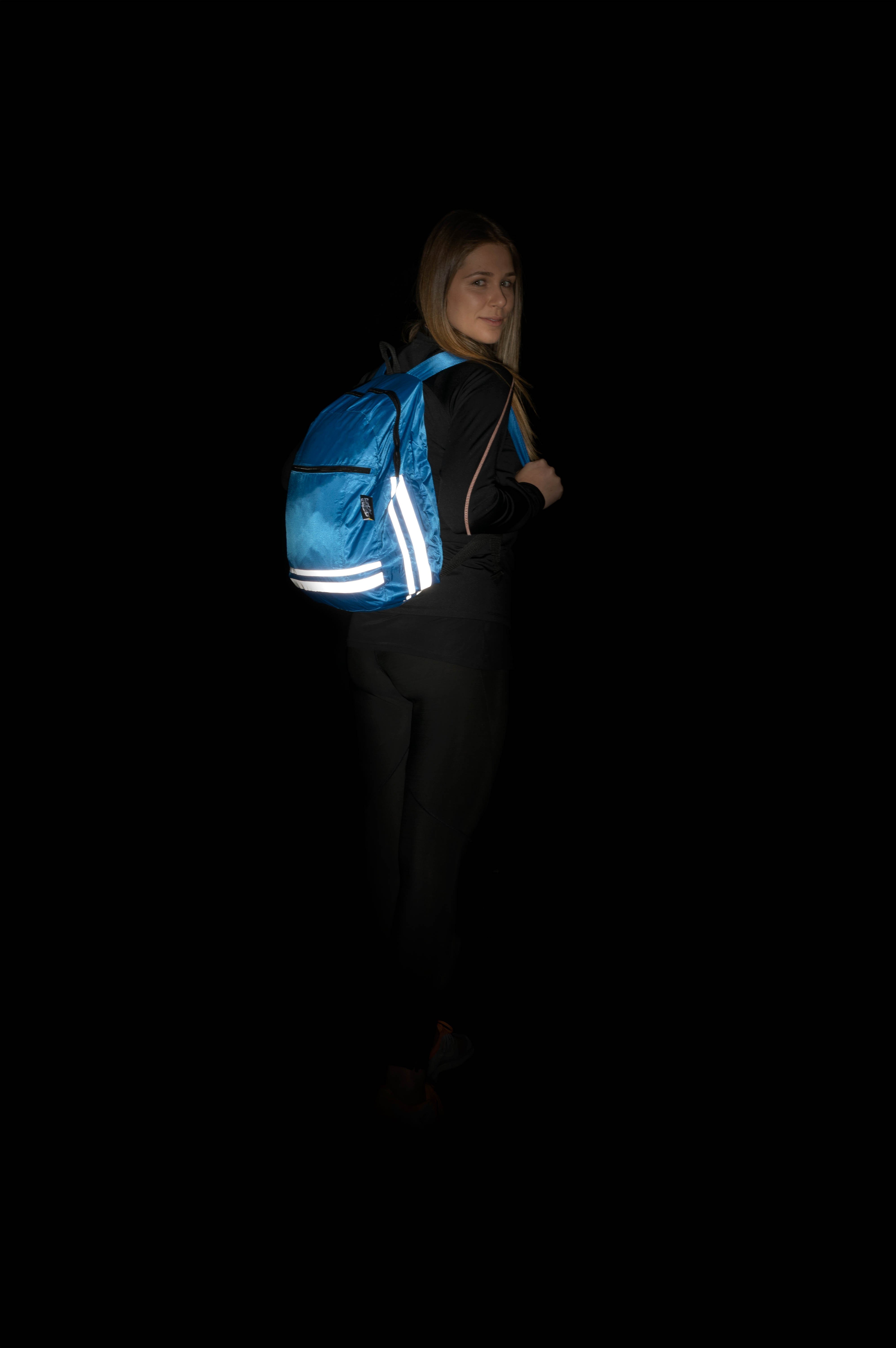 Zaino pieghevole blu