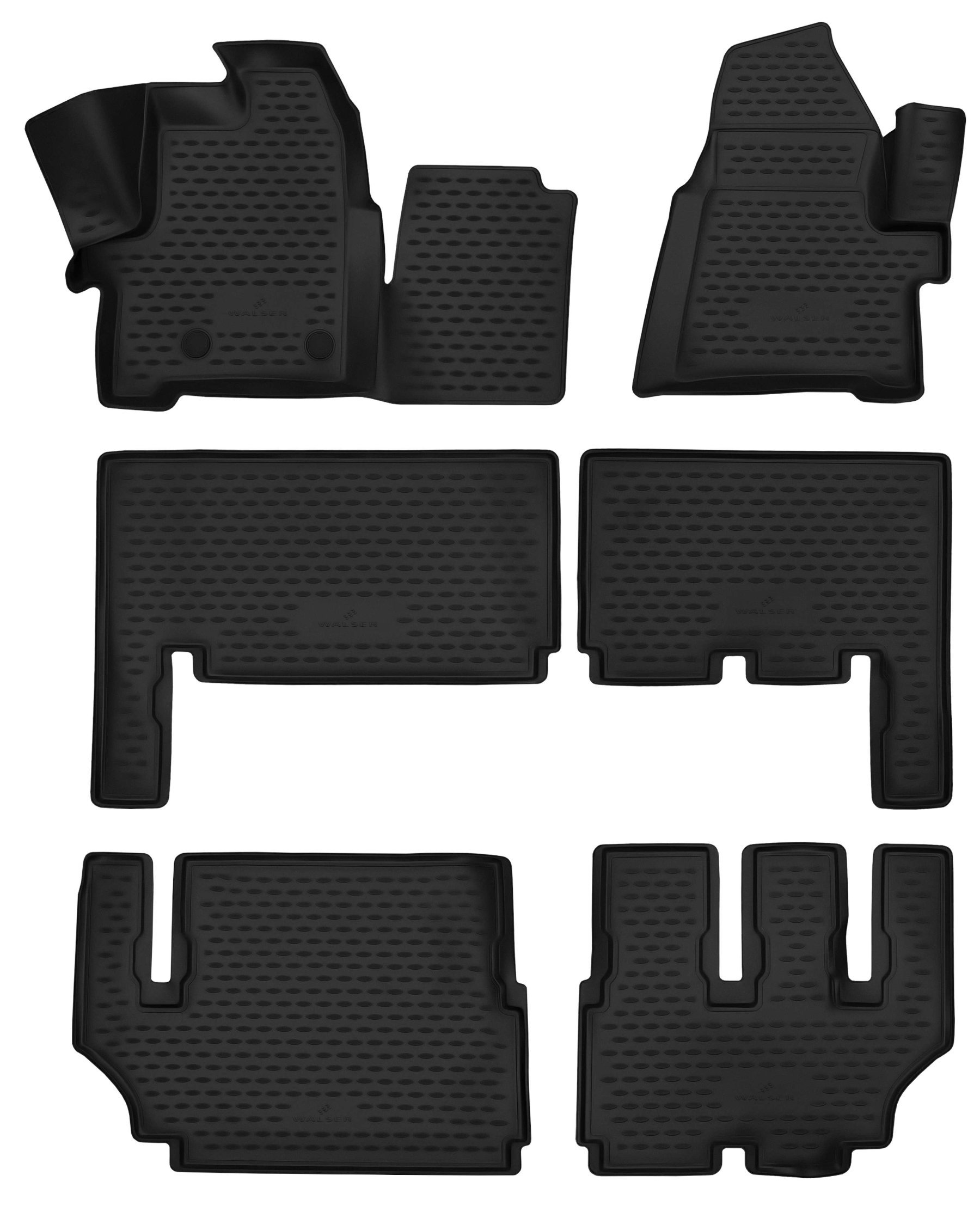 XTR Rubber Mats for Ford Tourneo Custom Bus (F3) 04/2012 - Facelift 2017