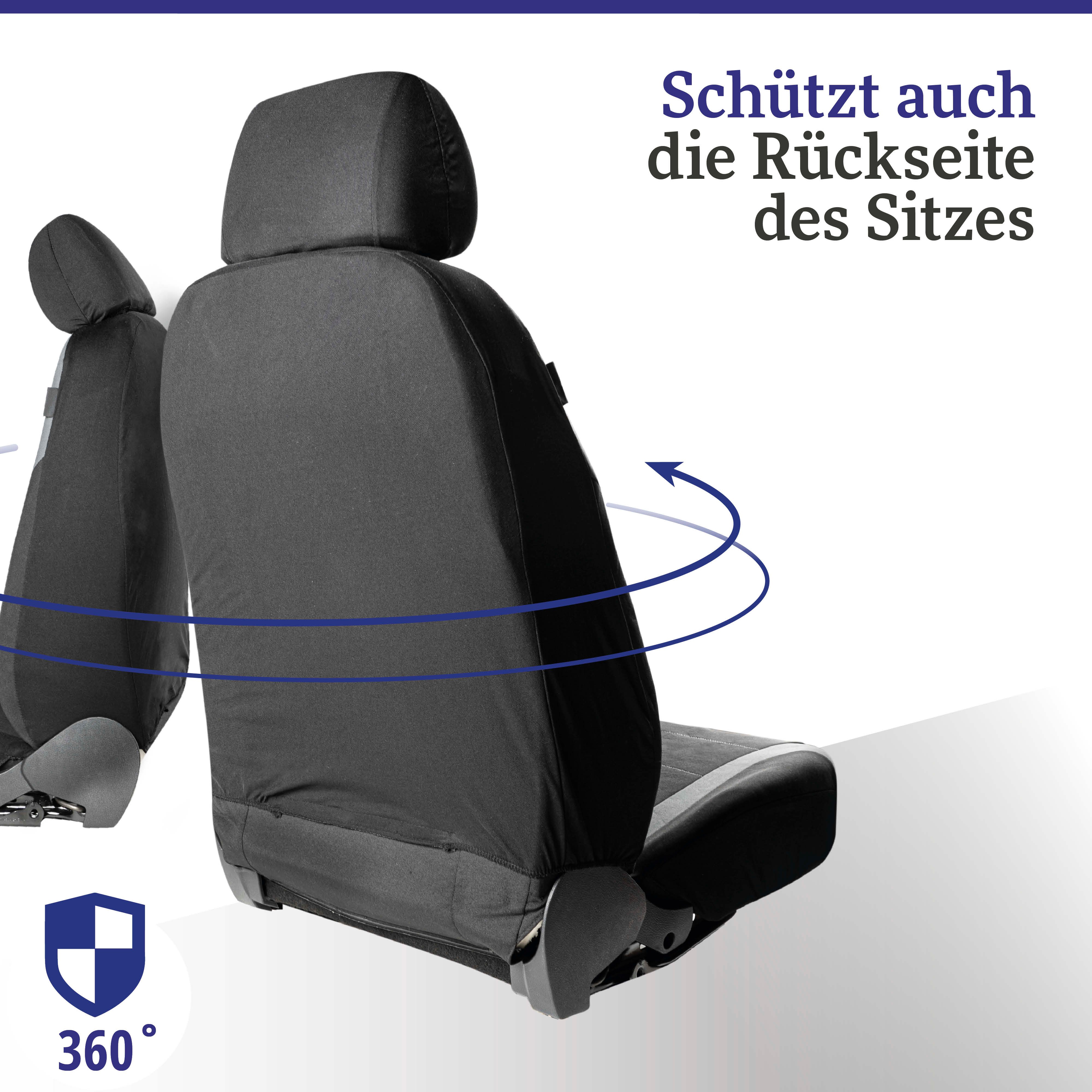Autositzbezug Angelina verziert mit Kristallen von Swarovski® für einen Vordersitz