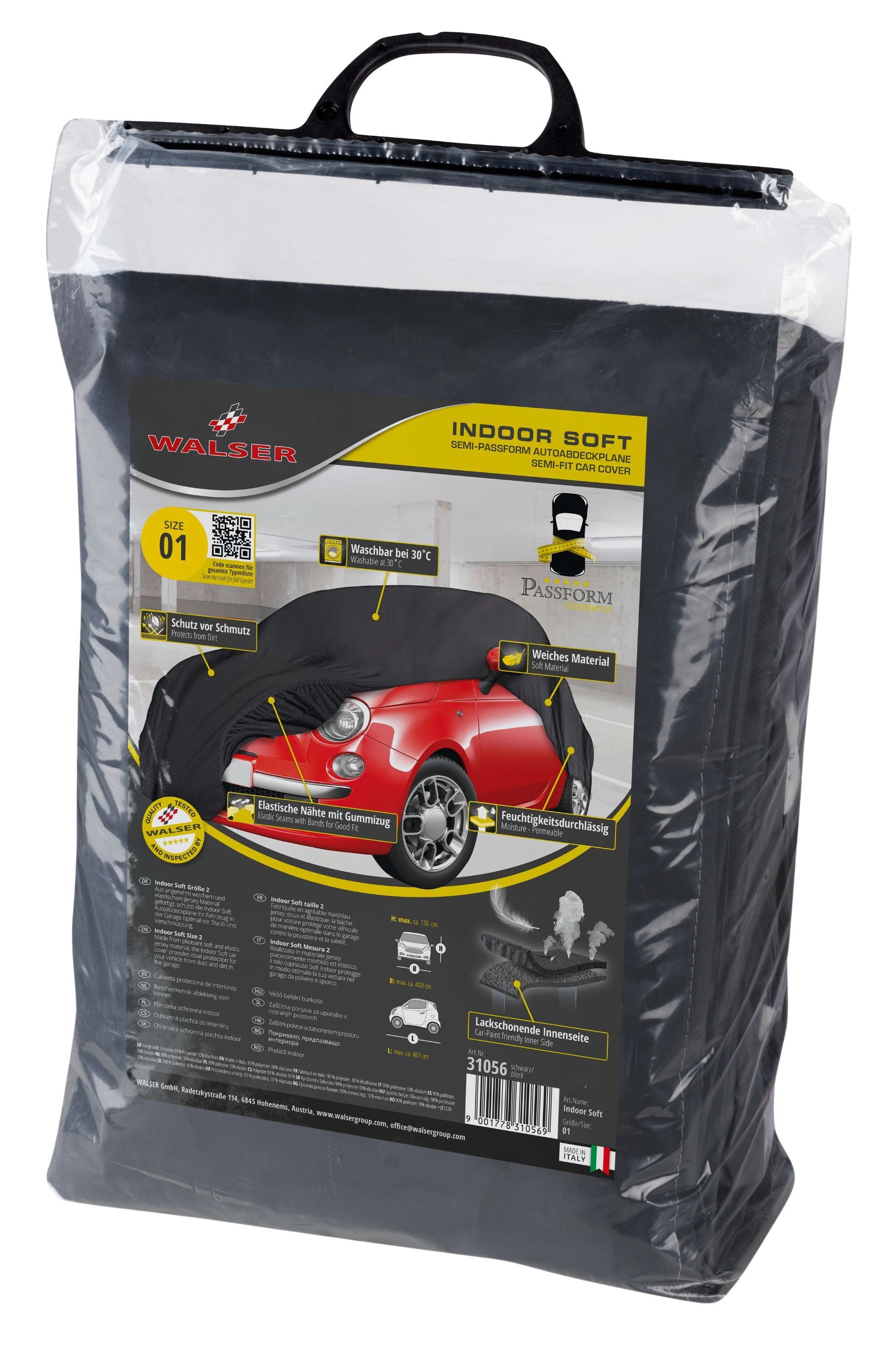 Telone protettivo Indoor Soft size 1 nero