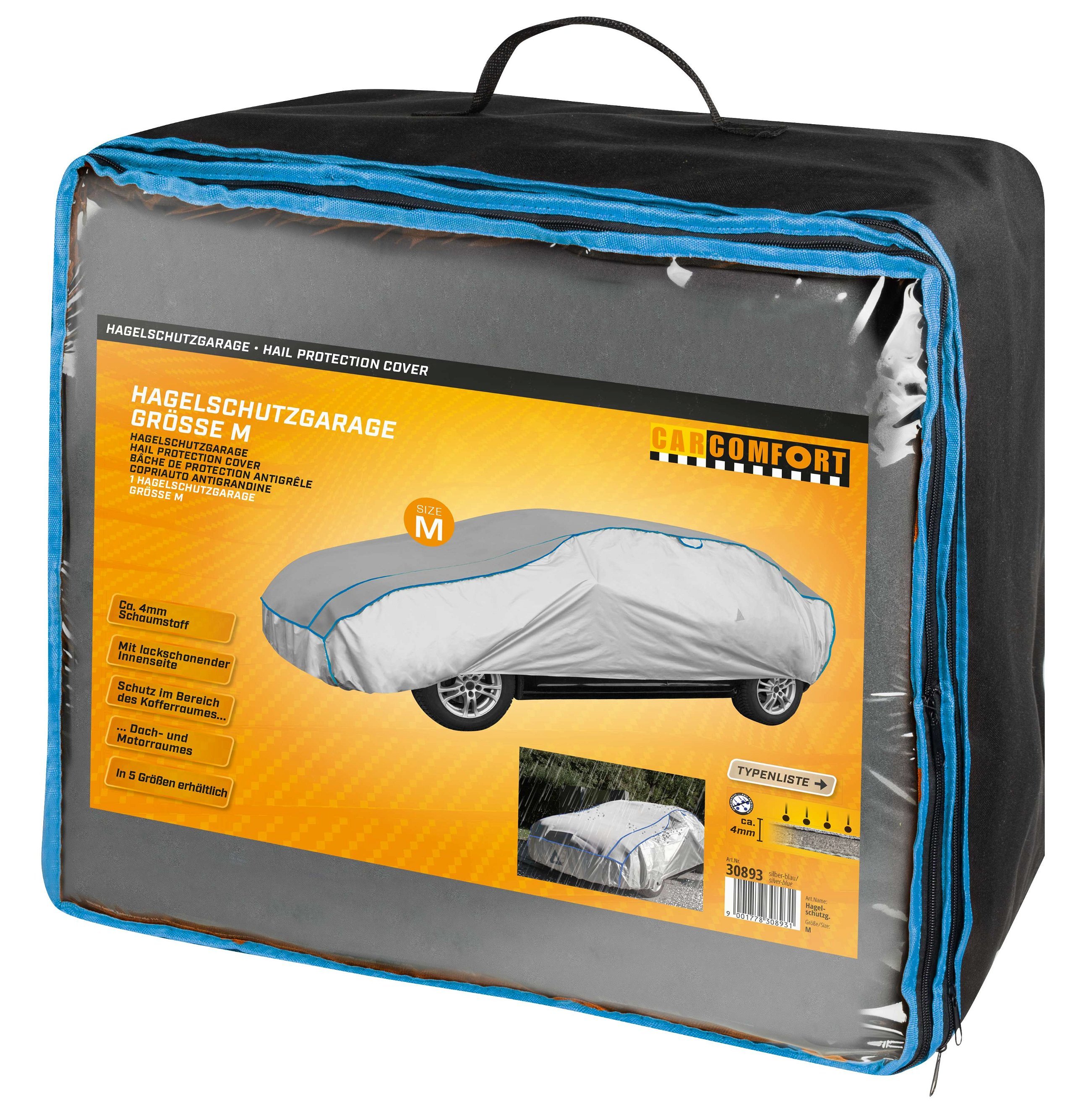 Hagelschutzabdeckung Comfort Protect PKW M 425x162x117cm