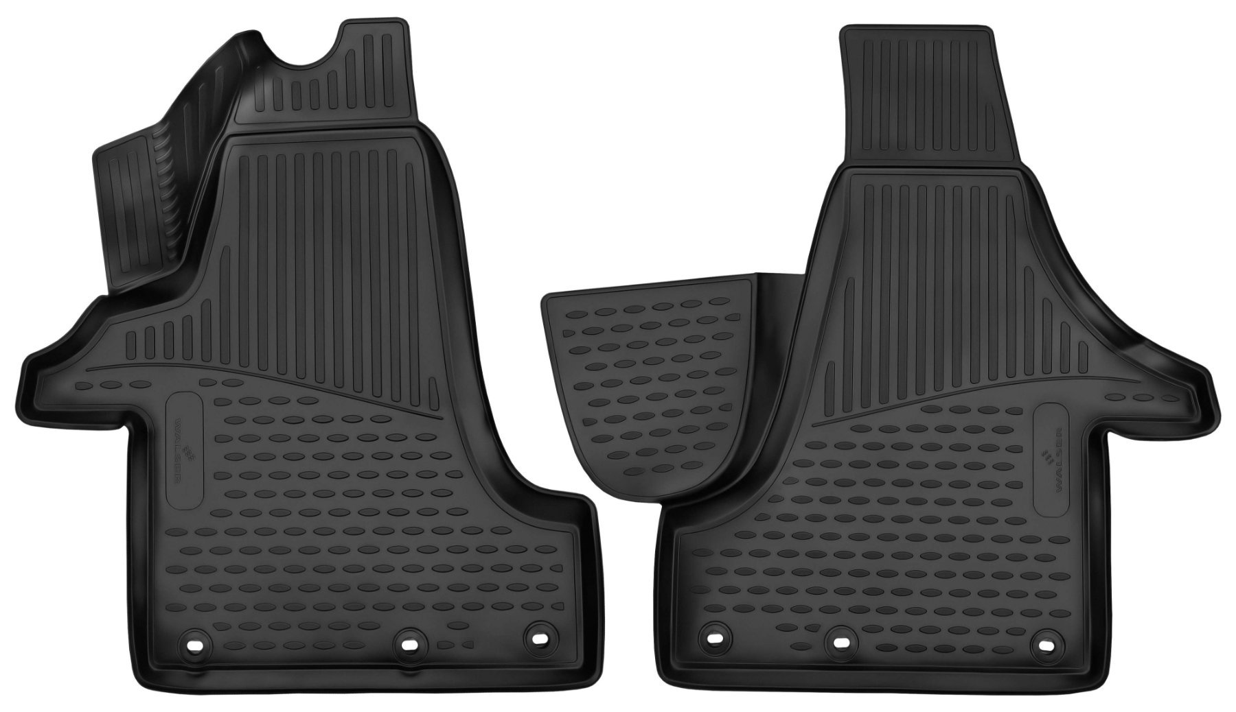 Tappetini in gomma per auto su misura XTR per VW Transporter VI furgone  04/2015- Oggi, Tappetini in gomma per VW T6, Tappetini in gomma per  Volkswagen