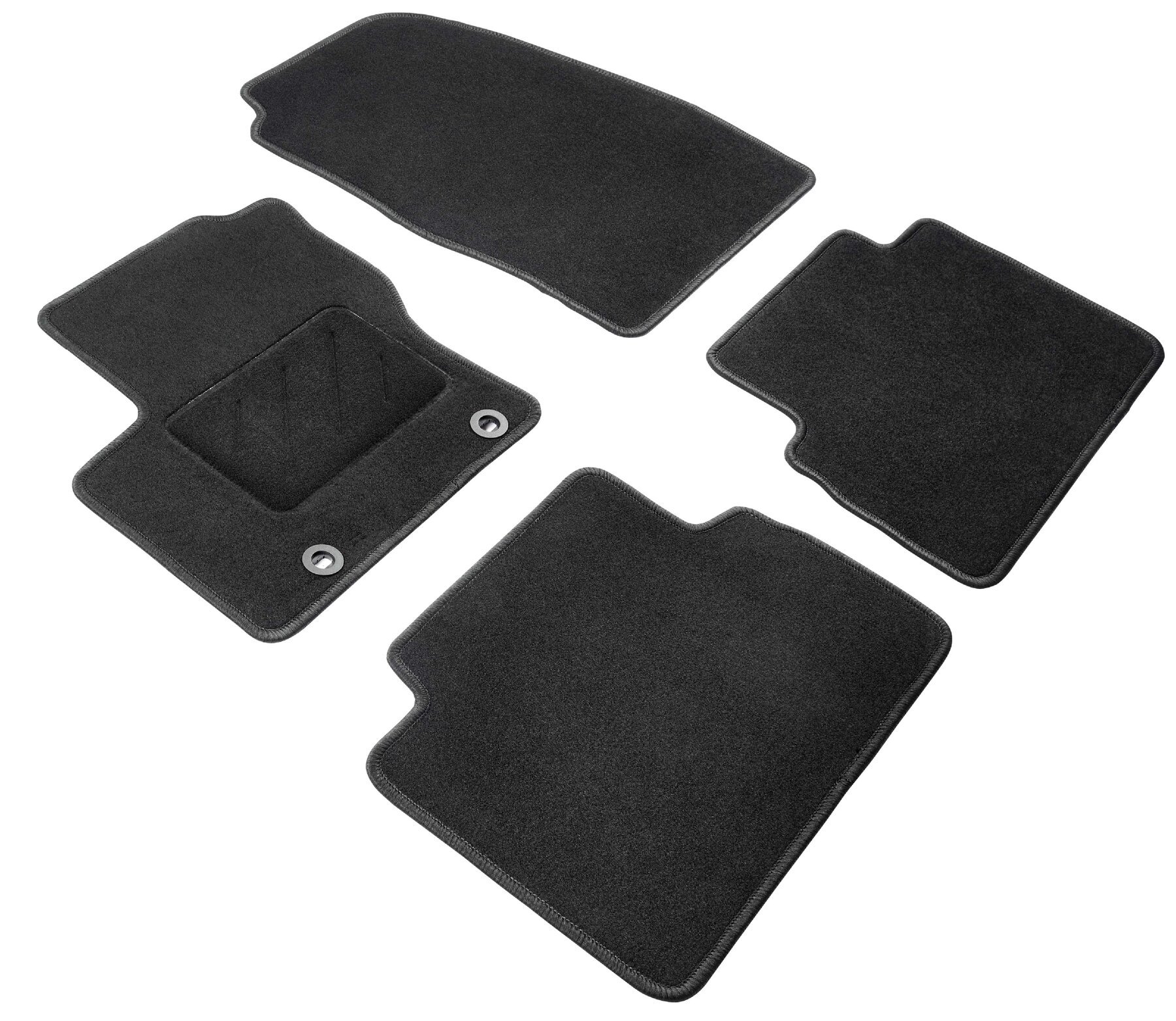 Tapis de sol pour Ford C-Max II 04/2010-2012, Ford Grand C-Max 12/2010-2012, 5 places