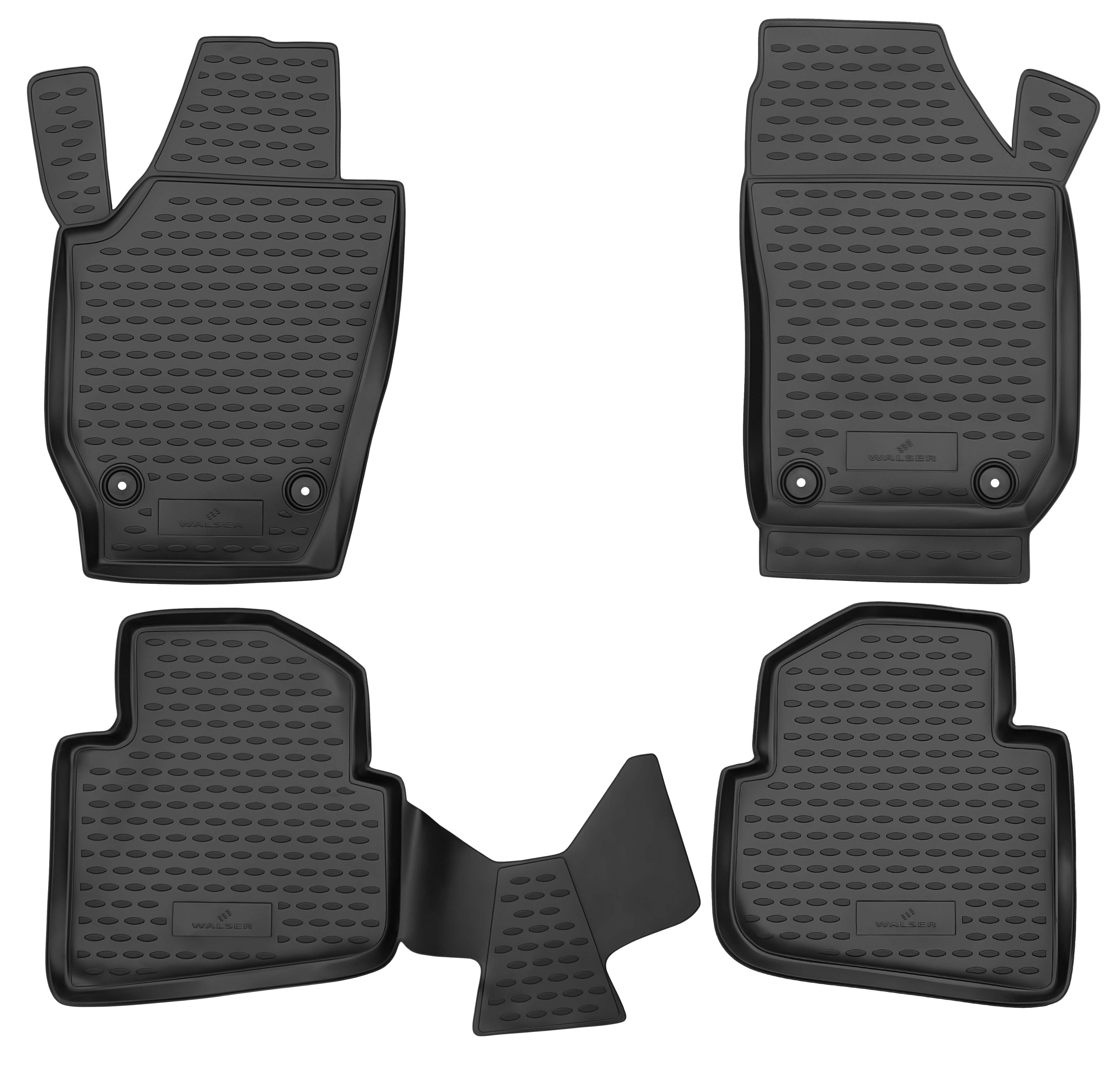 Tapis en caoutchouc XTR pour Skoda Roomster 03/2006 - 05/2015