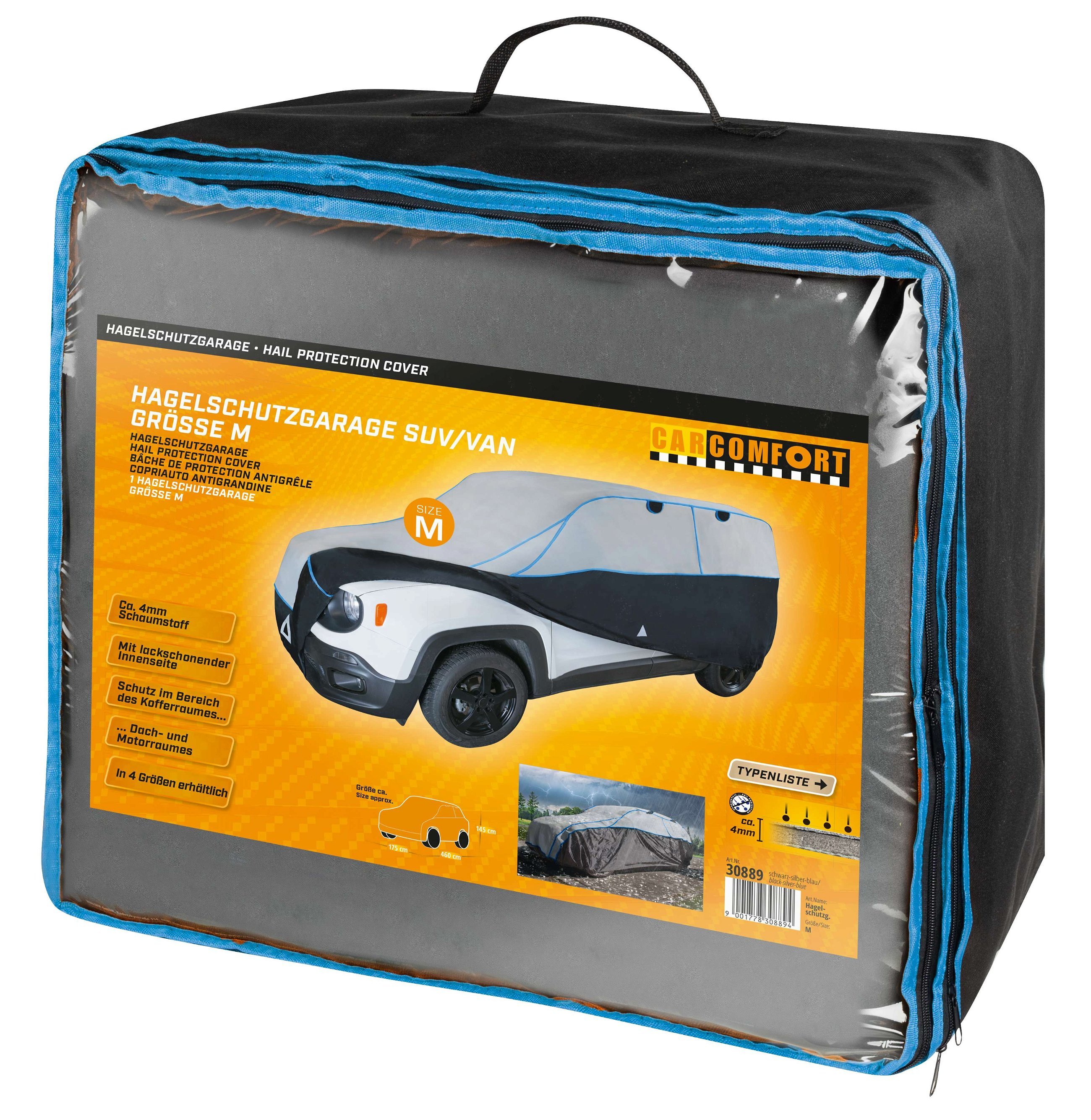 Hagelschutzabdeckung Comfort Protect SUV M 460x175x145cm