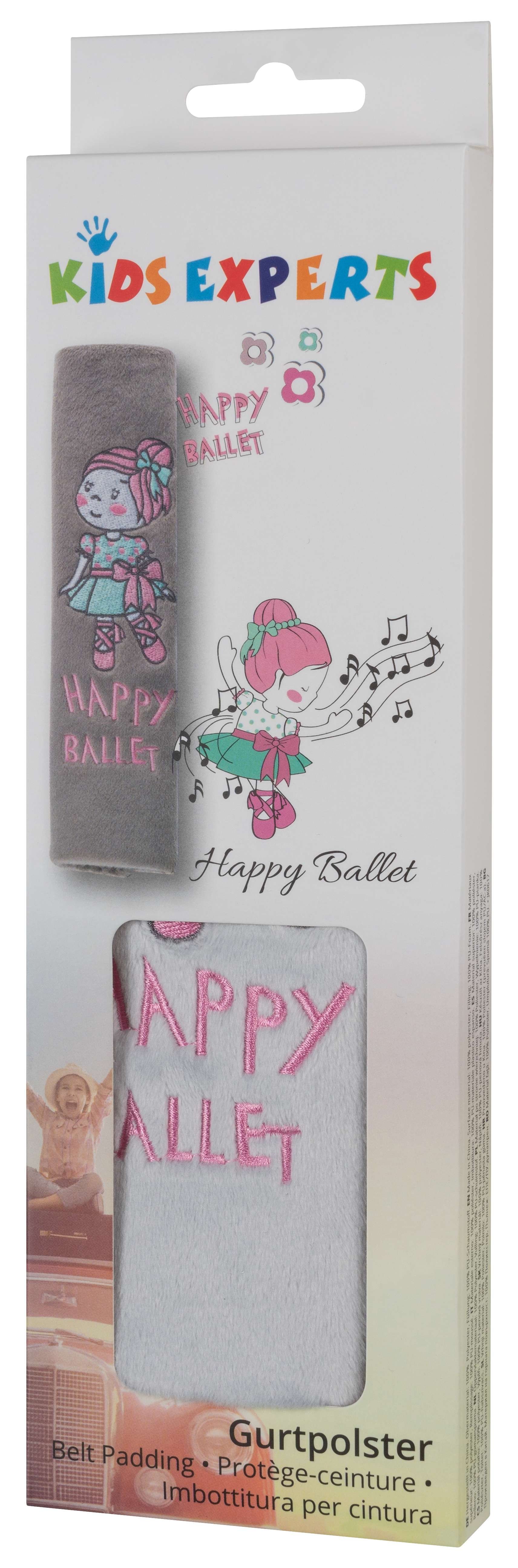 Gurtpolster Ballet Doll, Auto-Gurtschoner-Kinder rosa