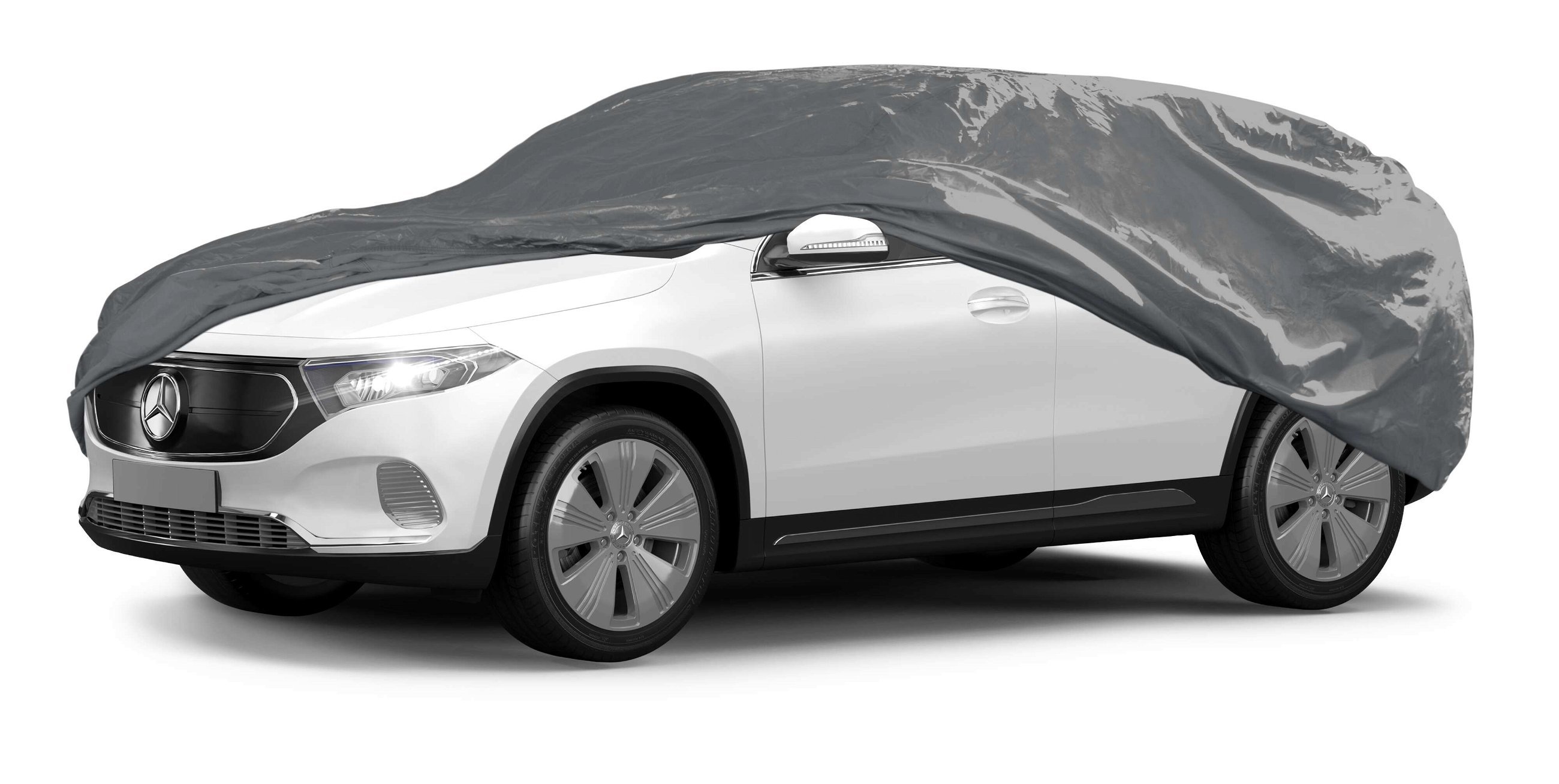 Car cover All Weather Basic, car cover full garage SUV size M grey