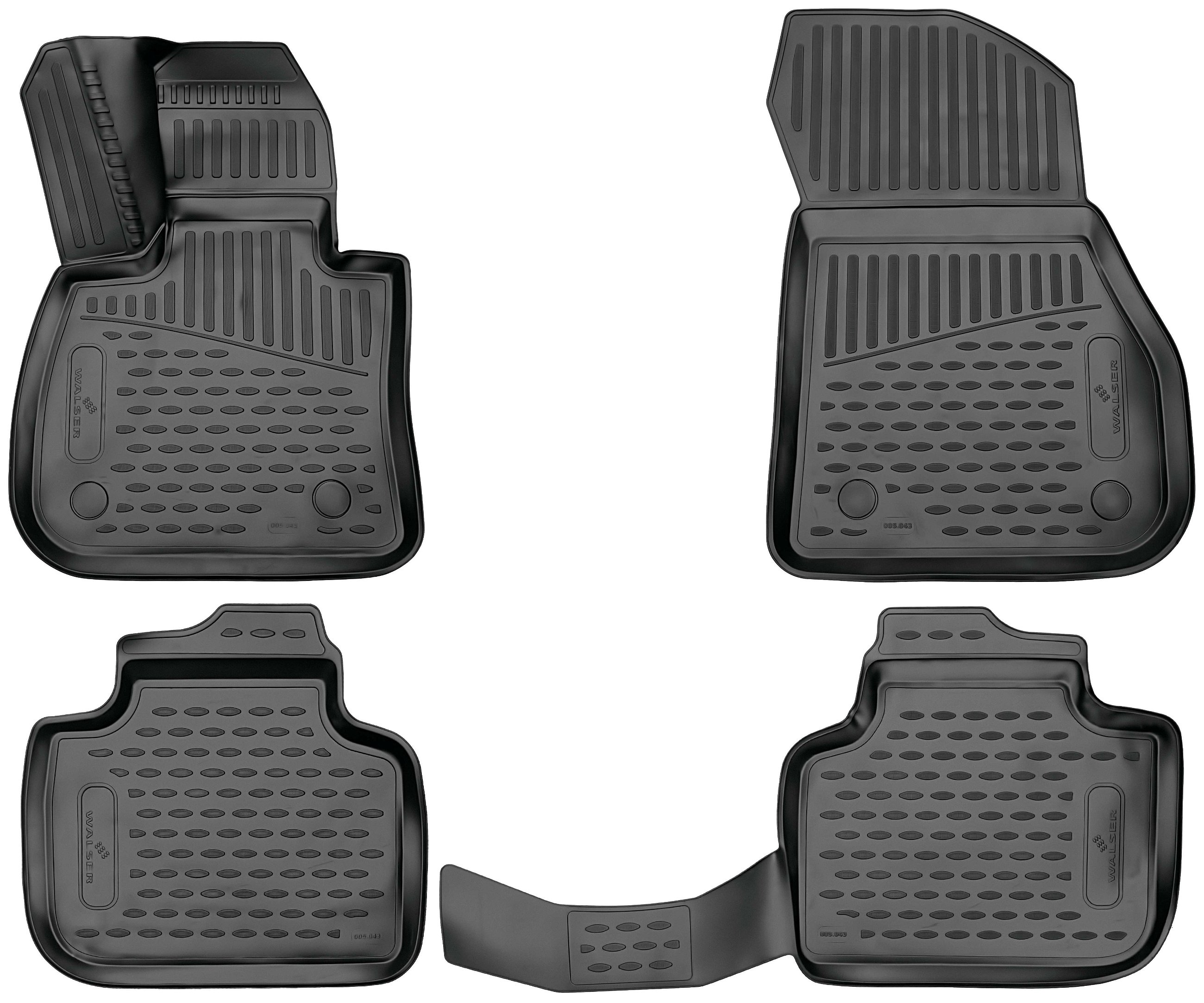 Tappetini in gomma per auto su misura XTR per BMW X1 (F48), 11/2014-Oggi