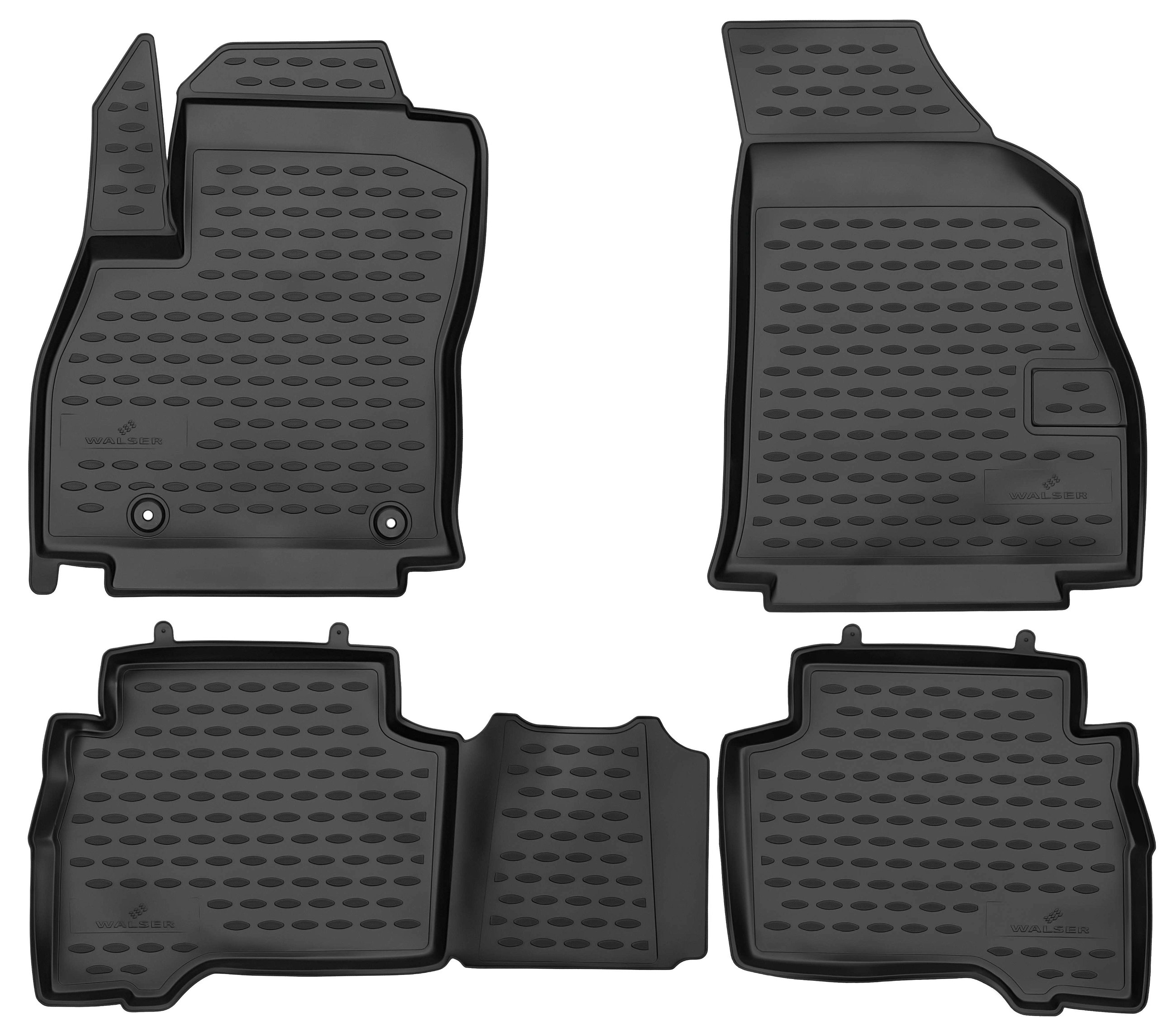 XTR Rubber Mats for Fiat Fiorino (225) 01/2007-Today