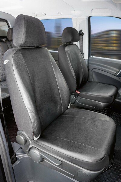 Transporter Seat Covers Made Of Imitation Leather For Mercedes Benz Viano Vito 2 Single Seats Without Armrest Mpv - Mercedes Benz Vito Leather Seat Covers Transporter Seat Covers Made Of Imitation Leather For Mercedes Benz Viano Vito 2 Single Seats Without Armrest Mpv - Mercedes Benz Vito Leather Seat Covers