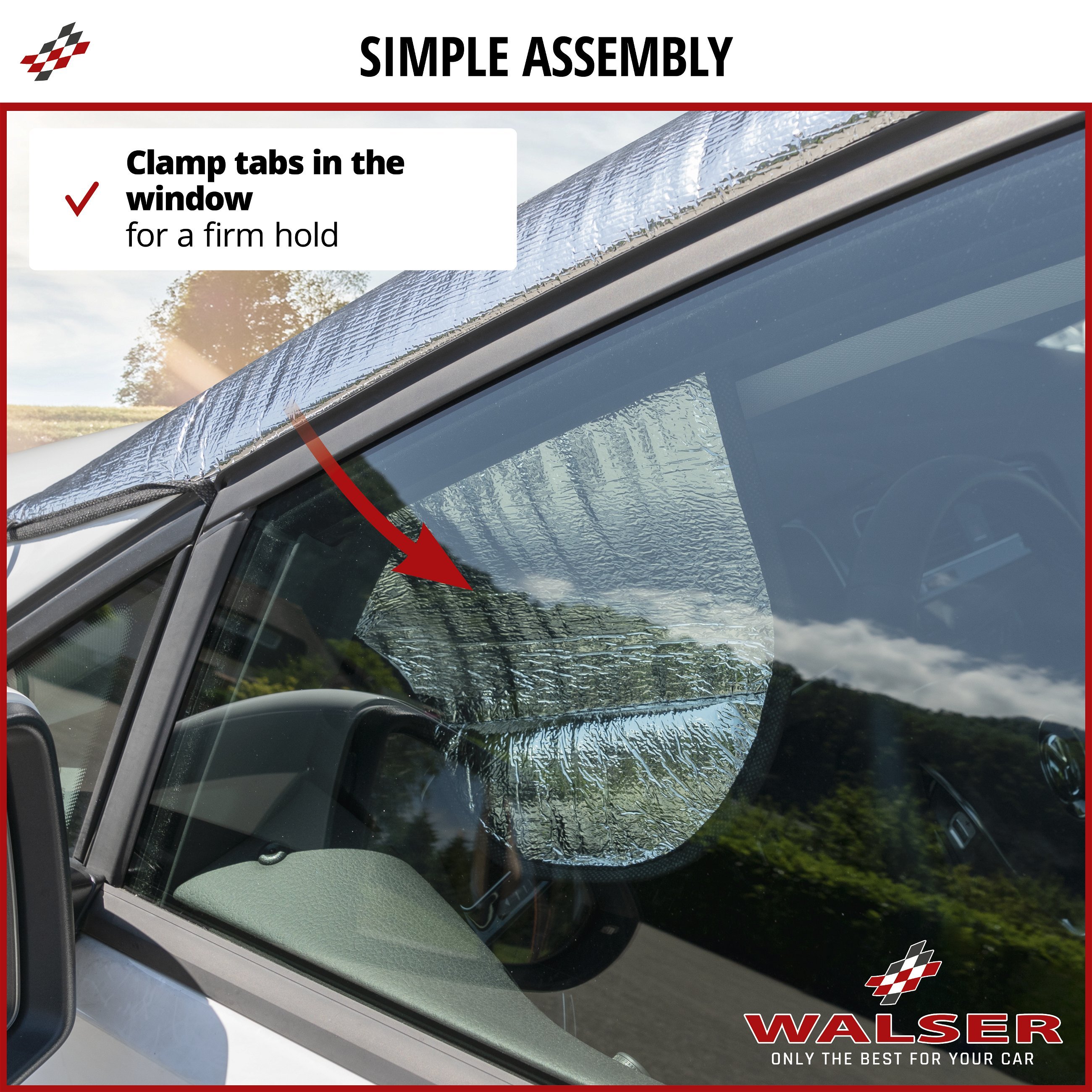 Ice foil for windows 230x110 cm, Sunscreens, Comfort in the car, Comfort  & Accessories