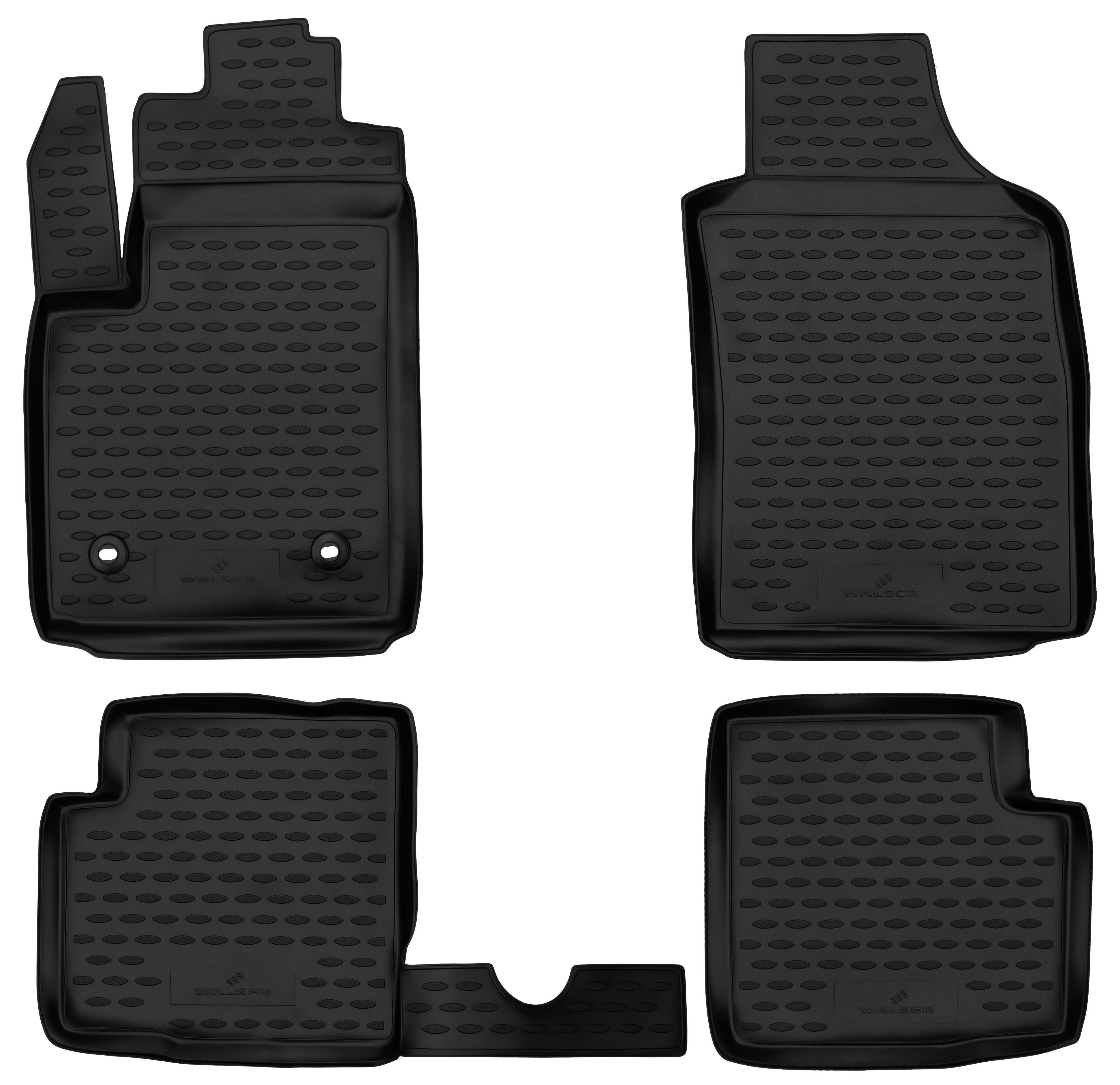Gummimatten XTR für Fiat 500 07/2007 - Facelift 2016, Fiat 500C Cabriolet 09/2009 - Facelift 2016
