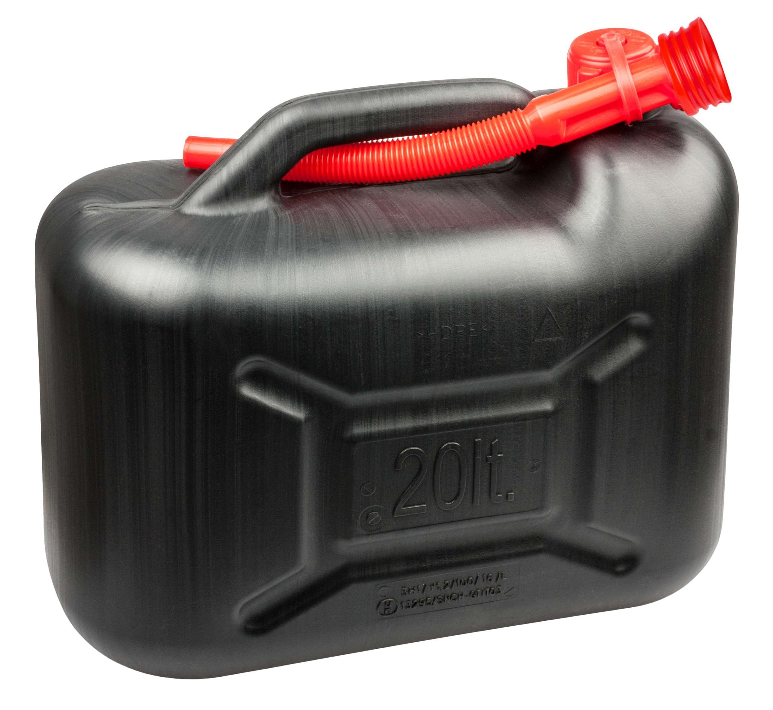 Petrol canister 20 litres - UN-approved with safety closure
