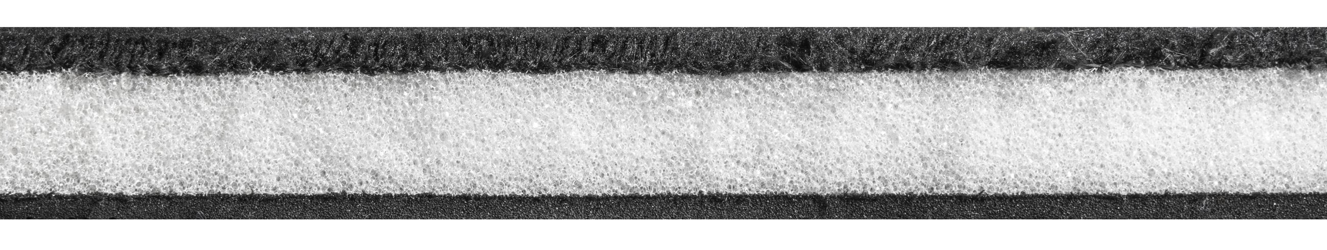 Auto Comfort Tapijt 8mm velours, universele vloermatten, auto matten set 4 stuks zwart, auto matten velours zwart