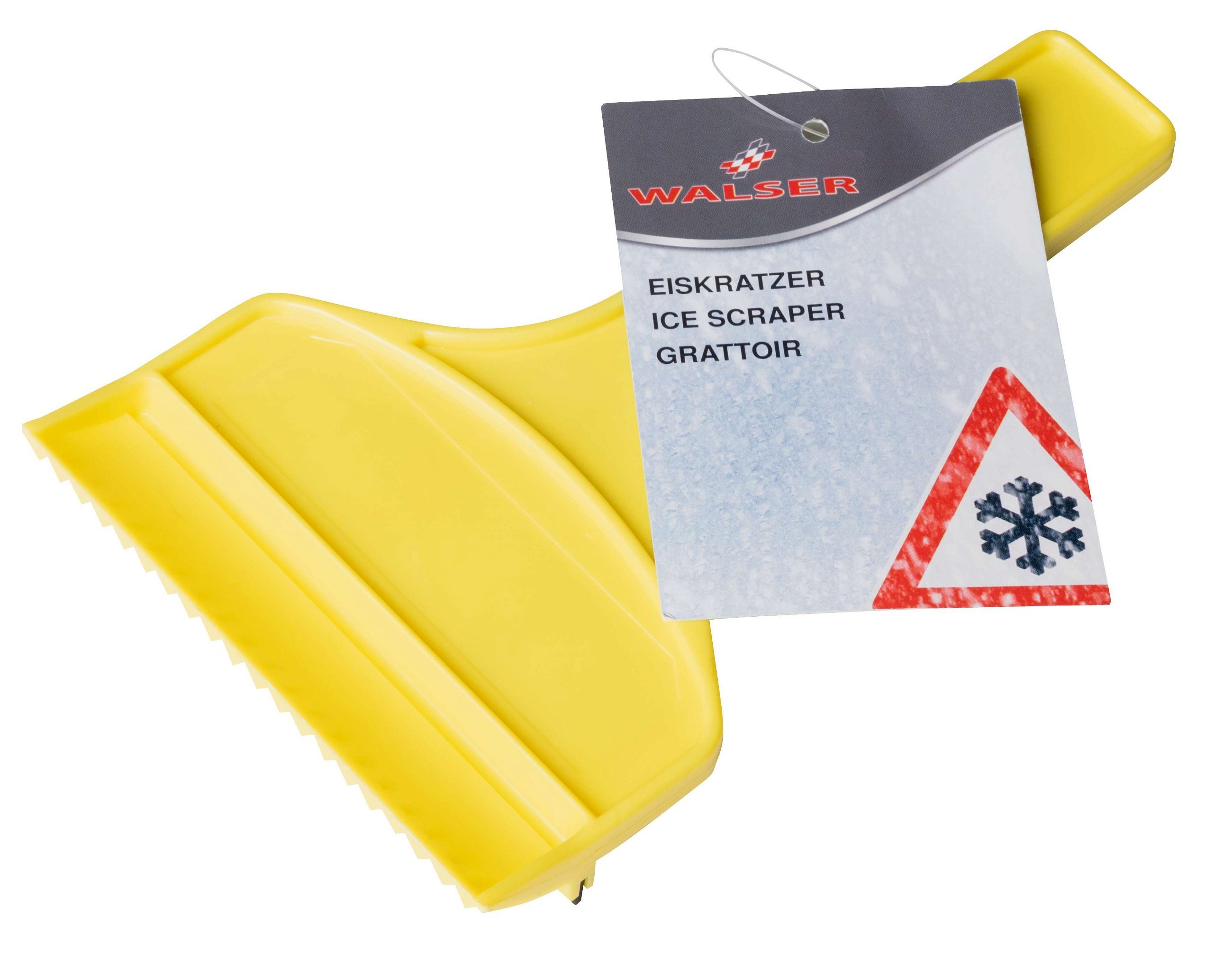 Ice scraper T 18x10 cm yellow