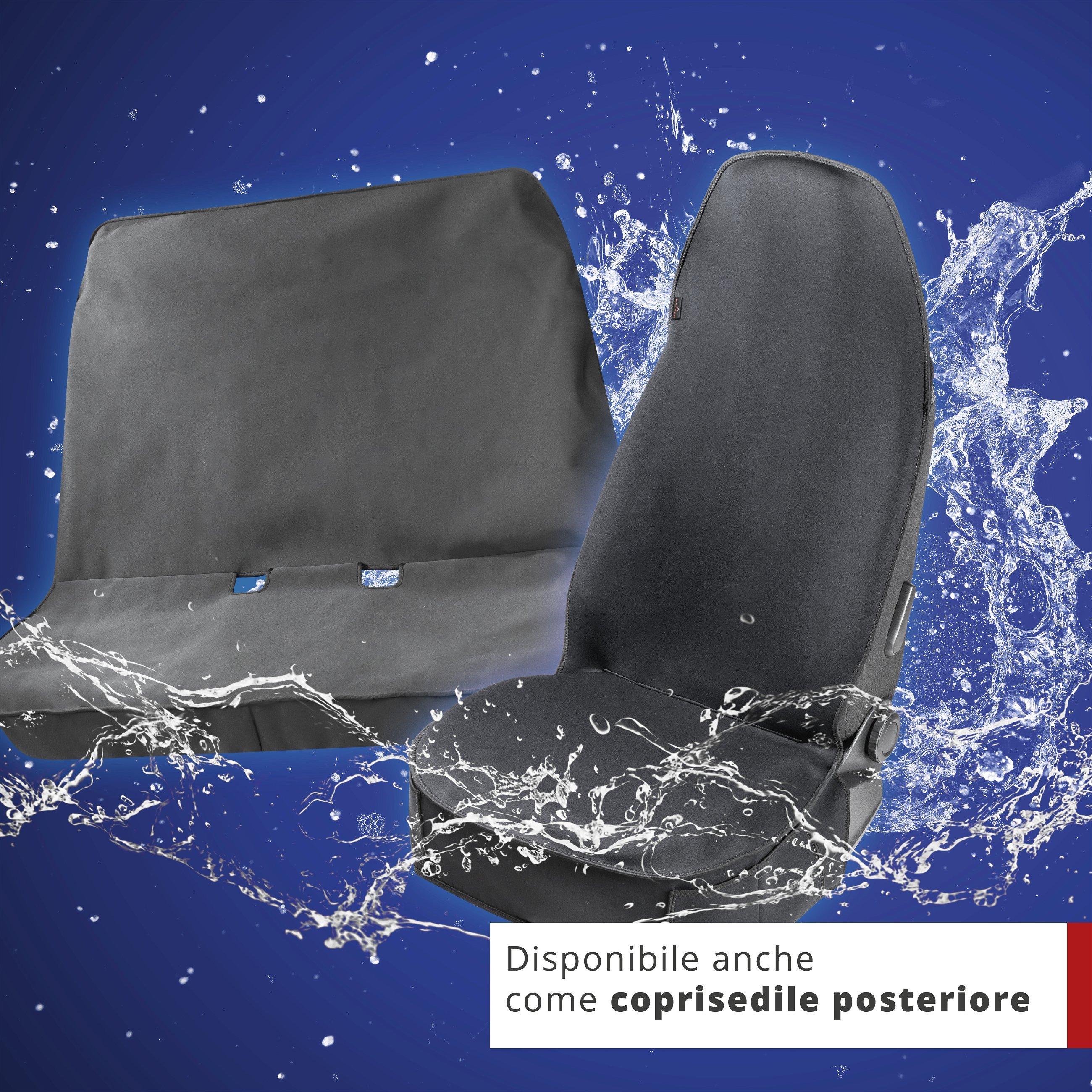 Coprisedile auto in neoprene, protezione sedile anteriore impermeabile, robusta copertura protettiva universale e cuscinetto protettivo auto/autocarro