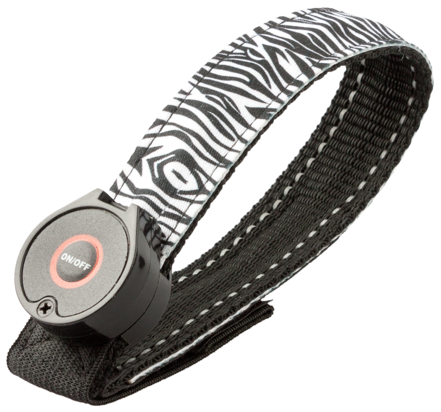 Safety Maker LED armband, reflecterende band, veiligheidsband zebra