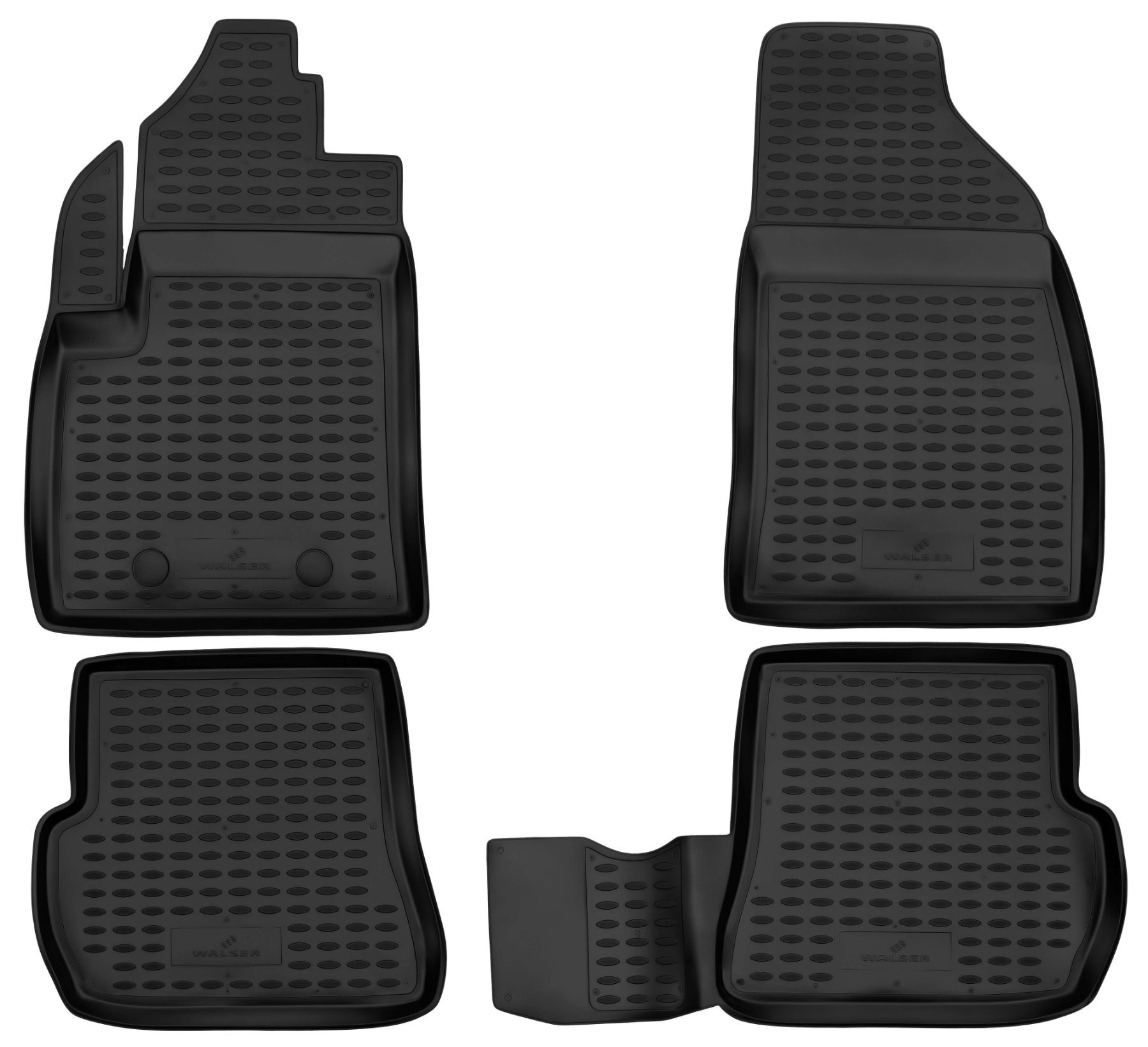 Tapis en caoutchouc XTR pour Ford Fiesta V (JH, JD) 11/2001-12/2014