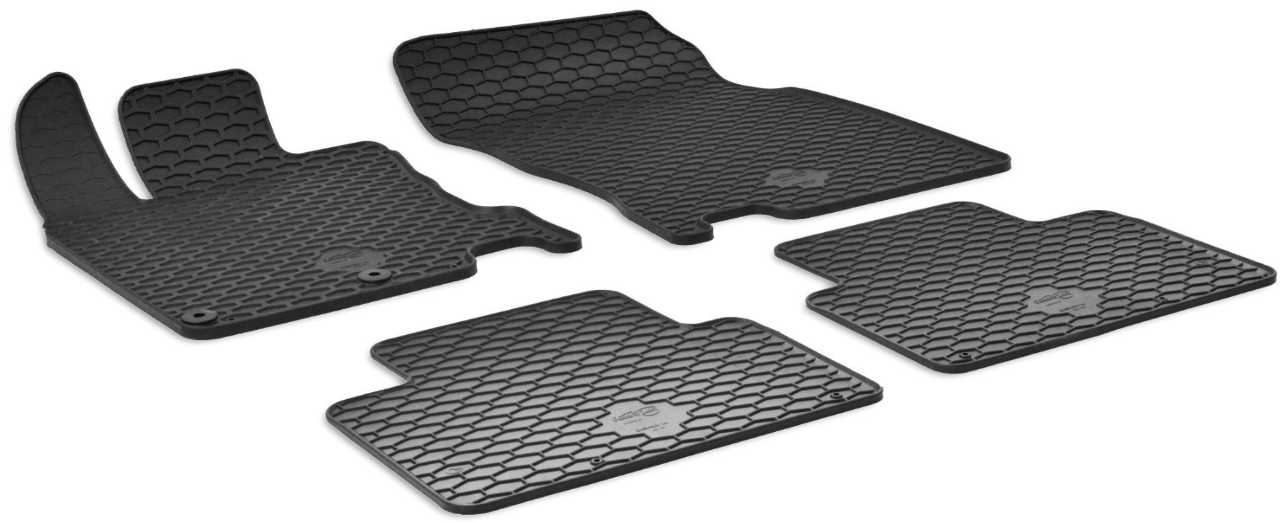 DirtGuard rubberen voetmatten geschikt voor Nissan Qashqai II SUV 11/2013-2020