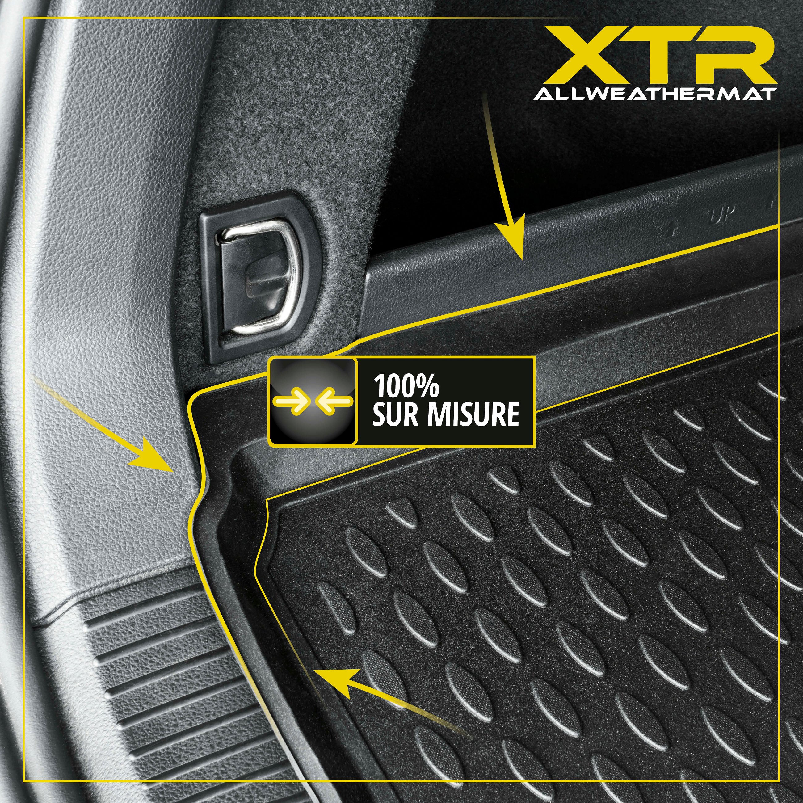 Bac de Coffre XTR pour Skoda Octavia III (5E) Limousine 11/2012-Auj.