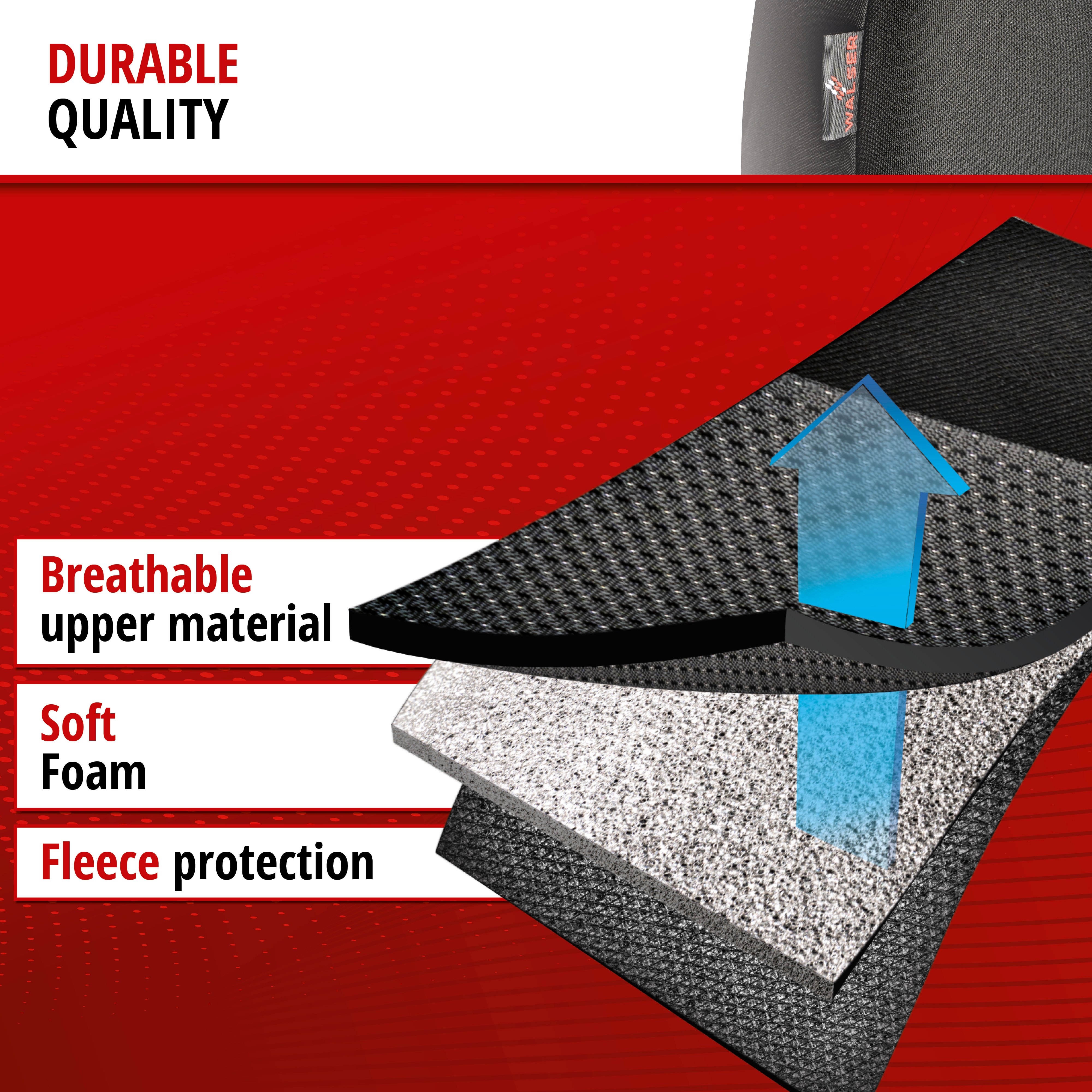 ZIPP IT Premium Esprit car seat covers complete set with zip system, normal seats