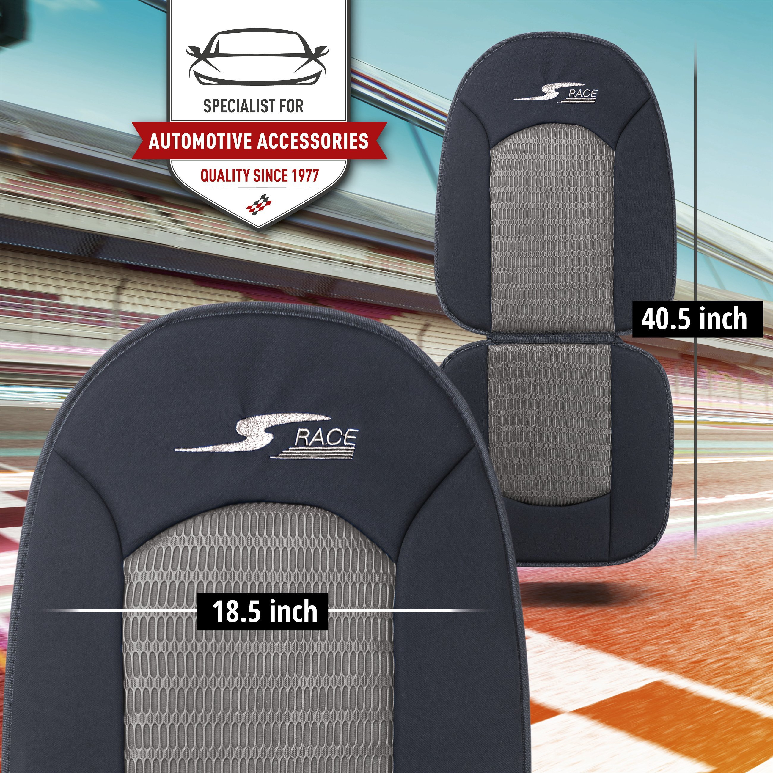 Car Seat cover S-Race anthracite