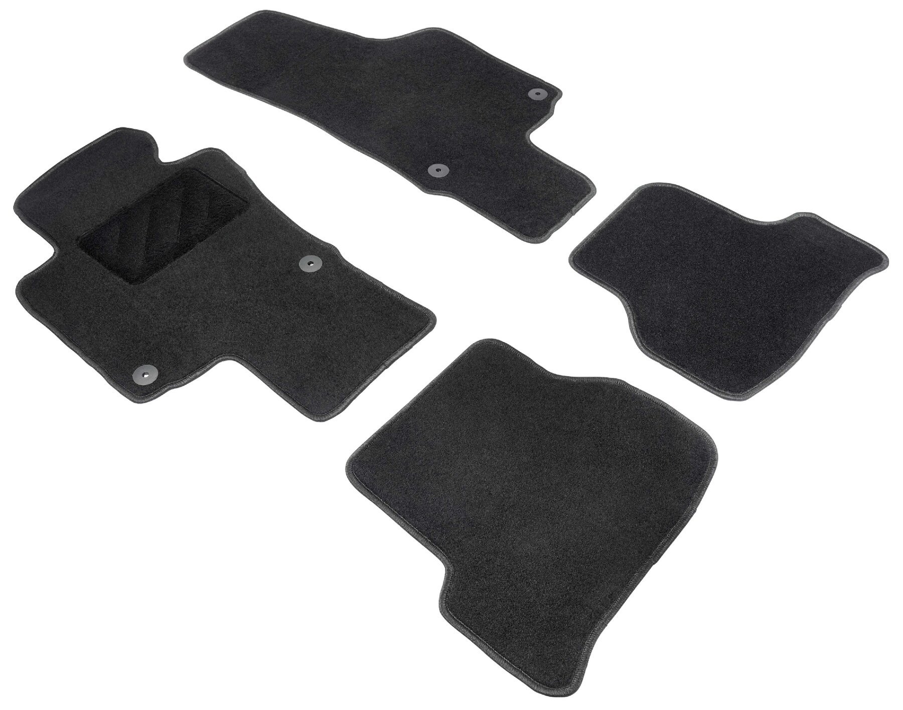 Floor mats for VW Scirocco 05/2008-11/2017, Golf VI 10/2008-12/2014, Jetta IV 01/2008-Today