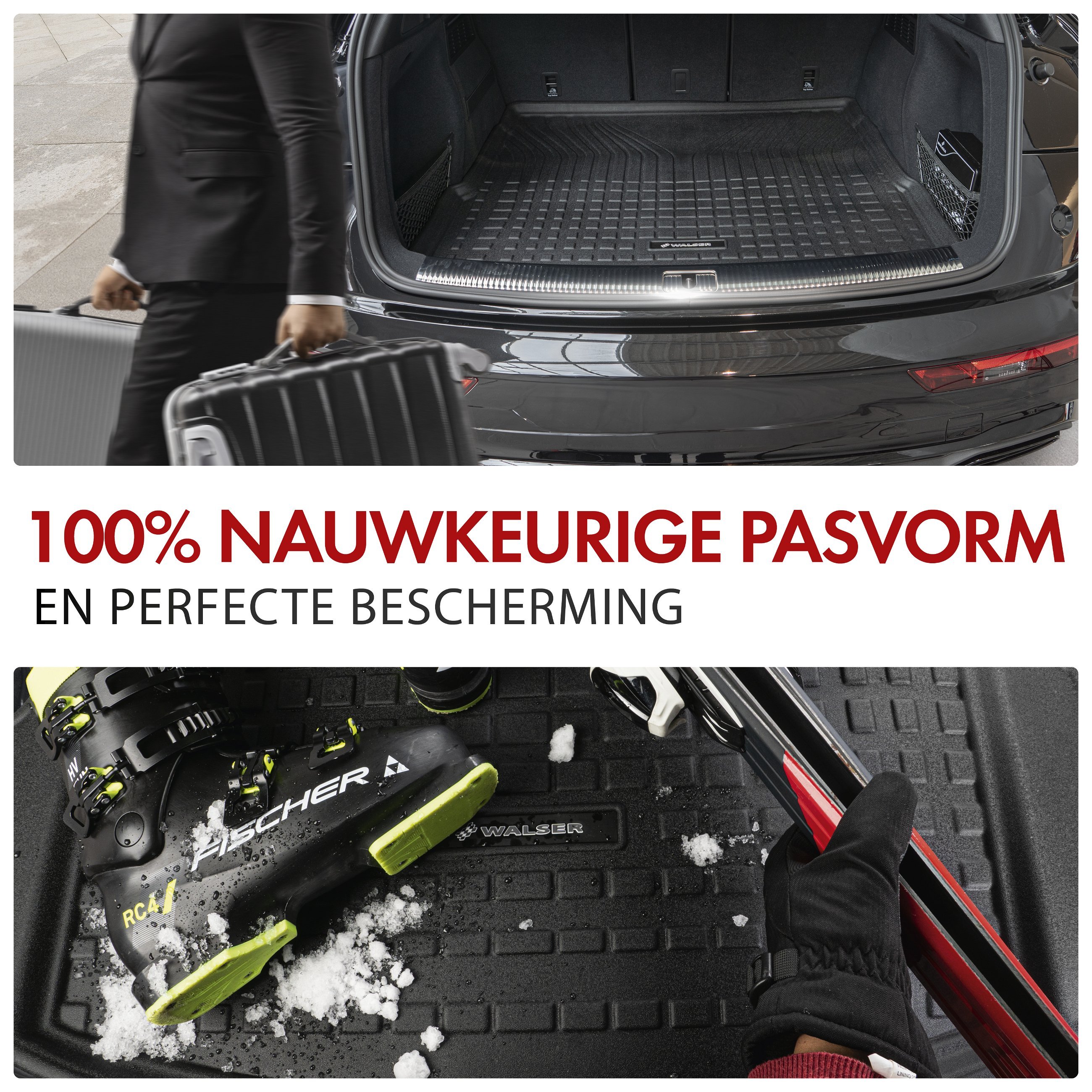 Premium kofferbak Roadmaster voor VW T-Roc (A11, D11) 07/2017-Vandaag, bovenste laadvloer