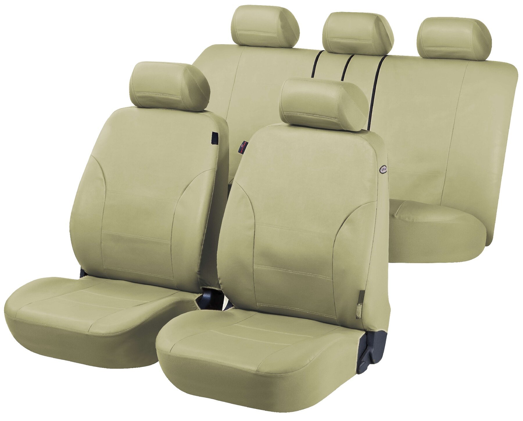 Car Seat covers Sussex mud green imitation leather